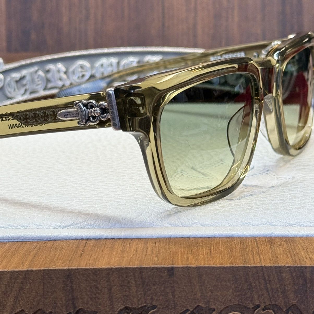 Chrome Hearts Chrome Hearts Box Officer Sunglasses Size ONE SIZE - 5 Thumbnail