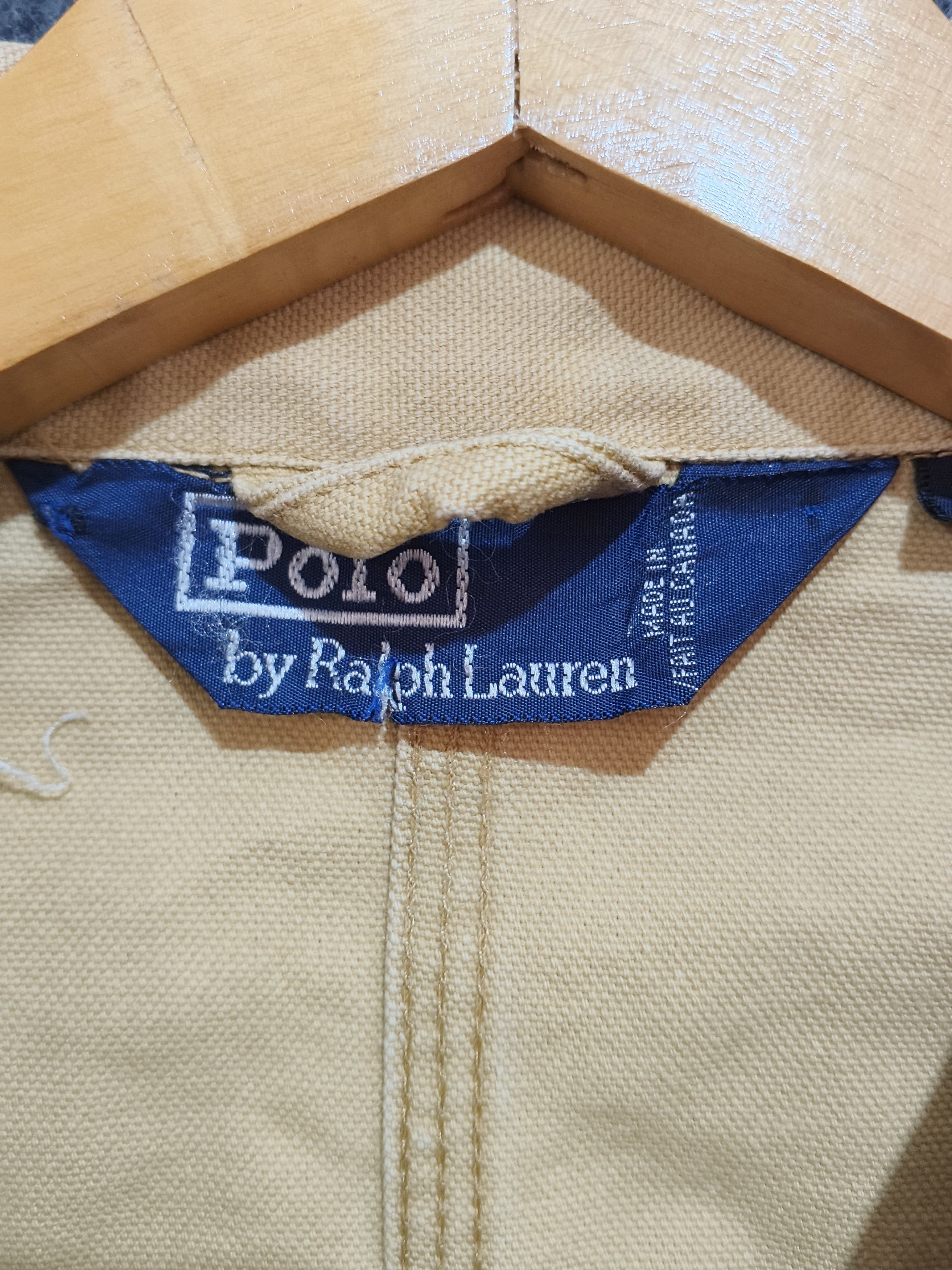 Polo Ralph Lauren 🔥Vintage 90s🔥PRL Canvas Workwear Chore Jacket Size US L / EU 52-54 / 3 - 15 Thumbnail
