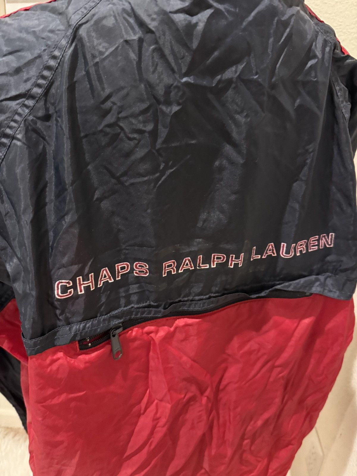 Chaps Ralph Lauren Vintage Chaps RL Hooded Pullover Windbreaker Jacket Size US L / EU 52-54 / 3 - 4 Thumbnail