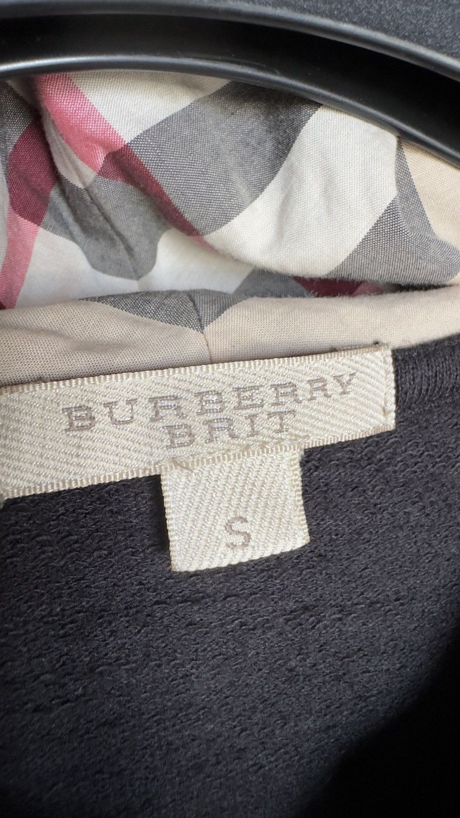 Burberry × Vintage Vintage Burberry Brit Zipper Hoodie Size XS / US 0-2 / IT 36-38 - 6 Thumbnail