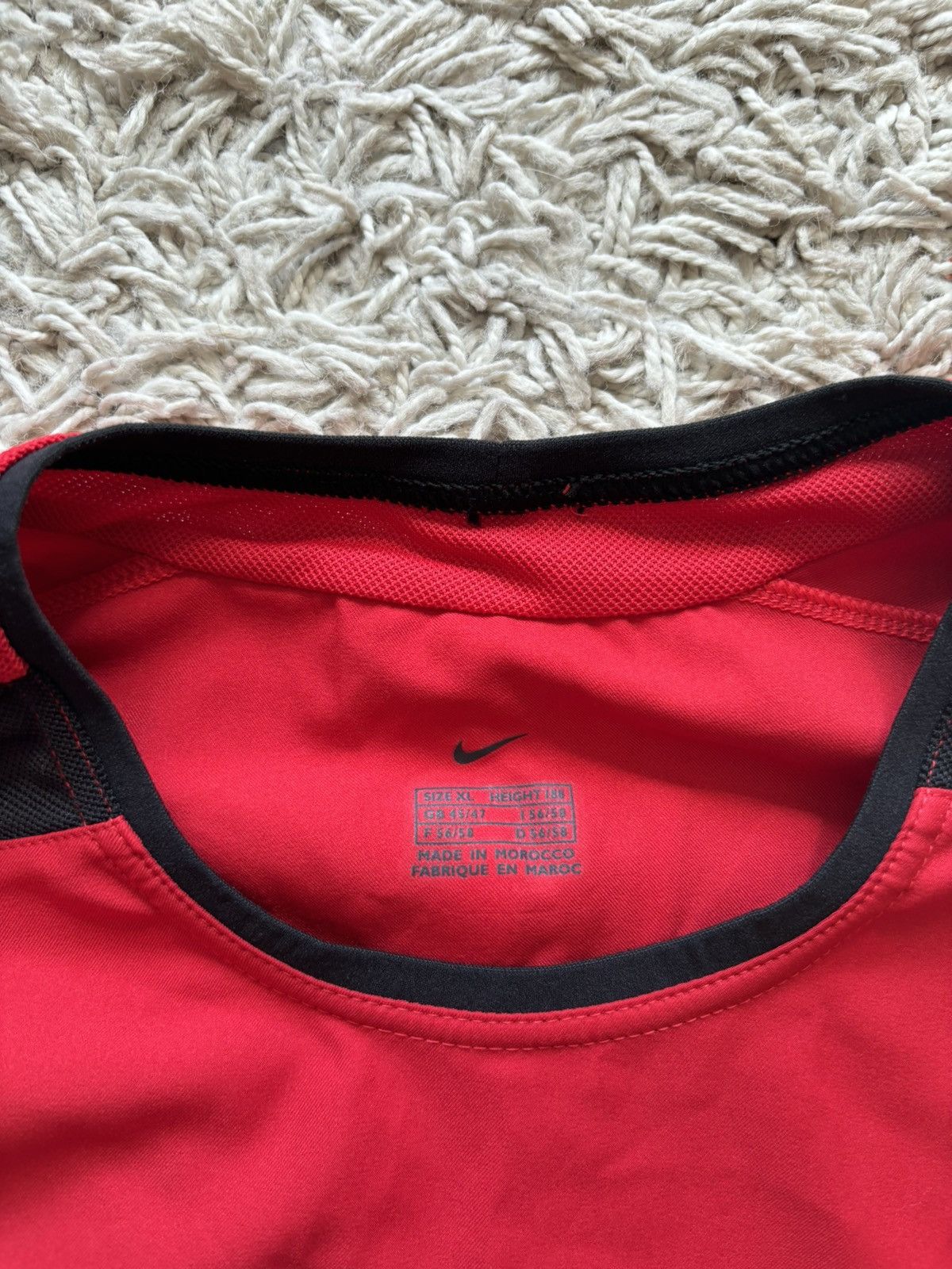 Nike Vintage Soccer Jersey Nike X Manchester United Hanssen Size US XL / EU 56 / 4 - 6 Thumbnail