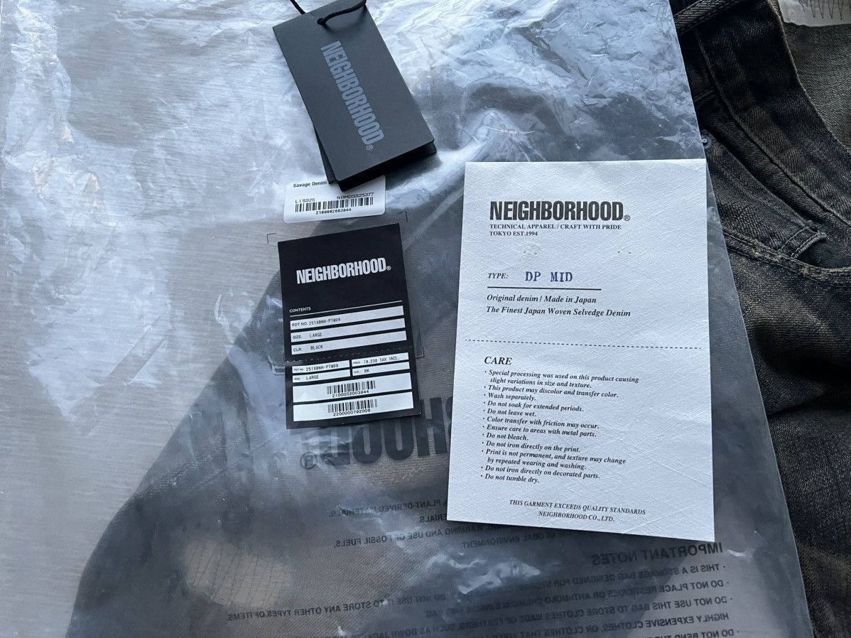 Neighborhood Neighborhood dp mid denim jeans 25ss Size US 34 / EU 50 - 11 Thumbnail
