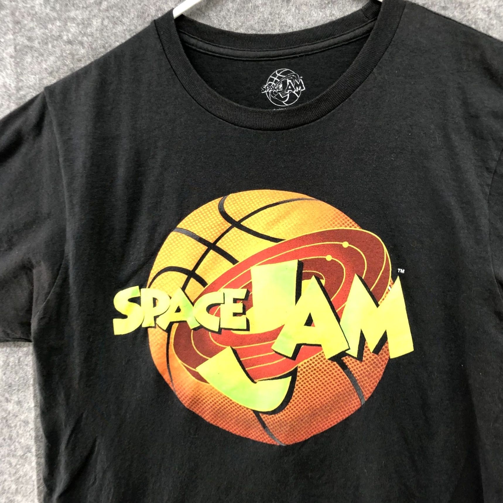 Vintage Space Jam T Shirt Unisex M Black Short Sleeve Logo Crewneck Graphic Print Vintage No Size US M / EU 48-50 / 2 - 3 Thumbnail