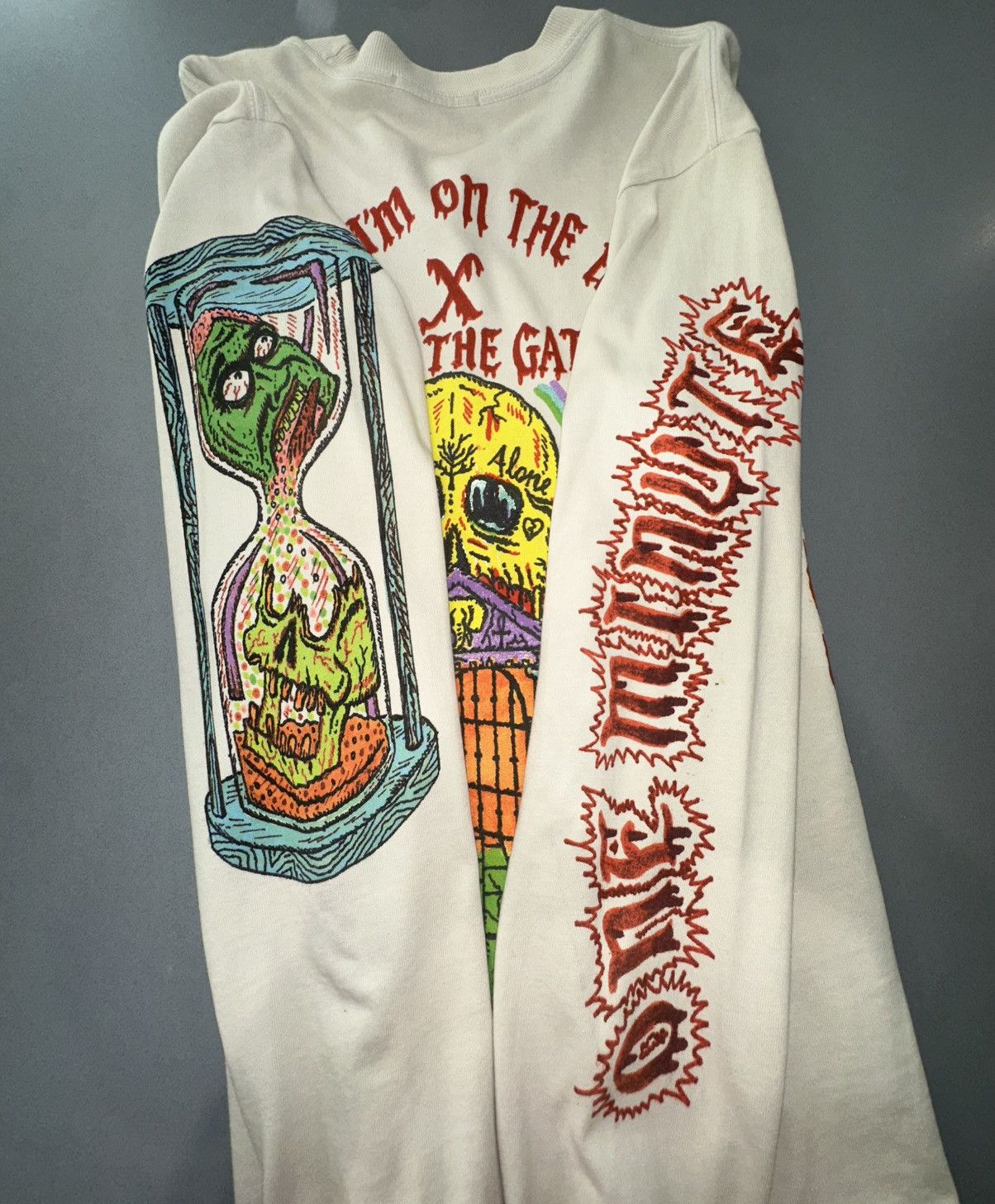 Yeezy FW18 Season 6 XXXTentacion Swallow The Hate Long Sleeve Tee Size US M / EU 48-50 / 2 - 3 Thumbnail