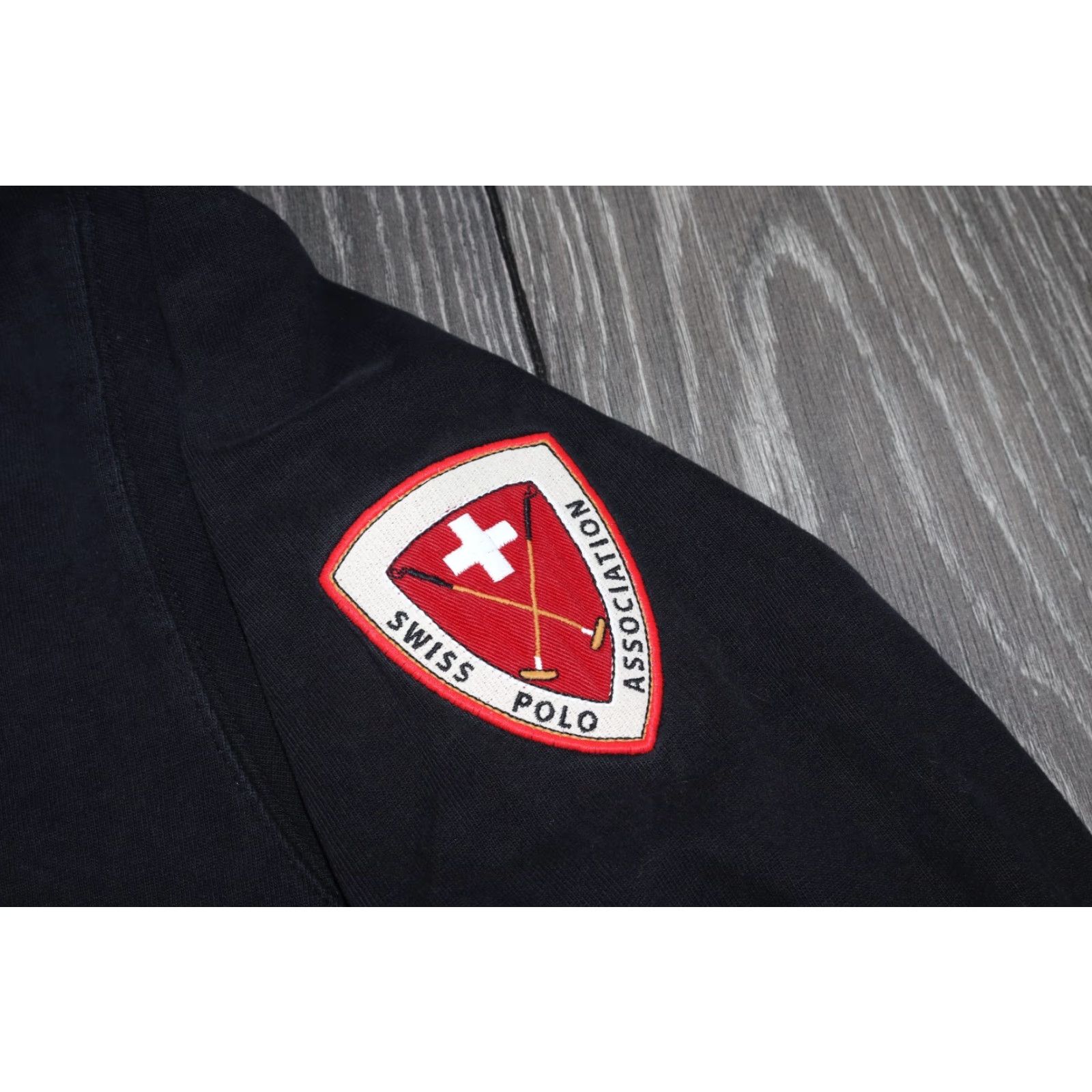 Hackett HACKETT SNOW POLO TEAM SWEATSHIRT MEN'S LARGE RUGBY POLO NECK EMBROIDERED BLACK Shirt Mens L Black Embroidered Rugby Sweatshirt Size US L / EU 52-54 / 3 - 4 Thumbnail
