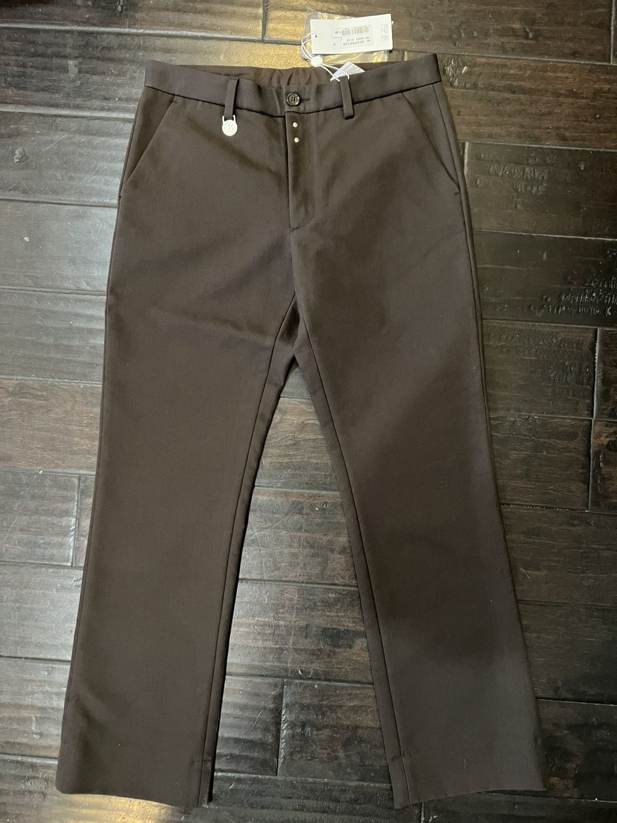 Maison Margiela MM6 Maison Margiela Brown Chino Trousers Size US 32 / EU 48 - 1 Thumbnail