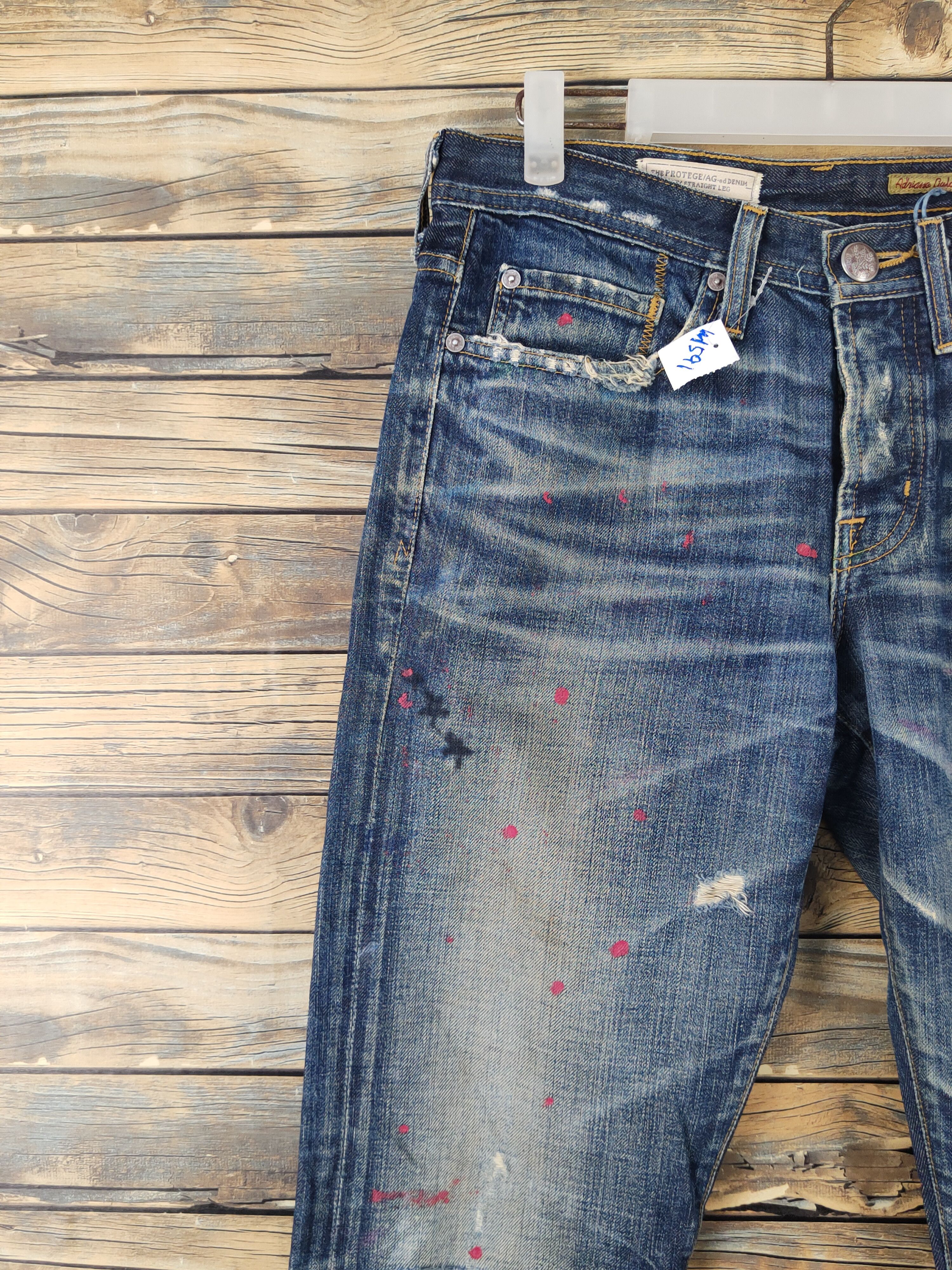 AG Adriano Goldschmied AG Adriano Goldschmied Distressed Ripped denim Jeans #W1591 Size US 29 - 3 Thumbnail