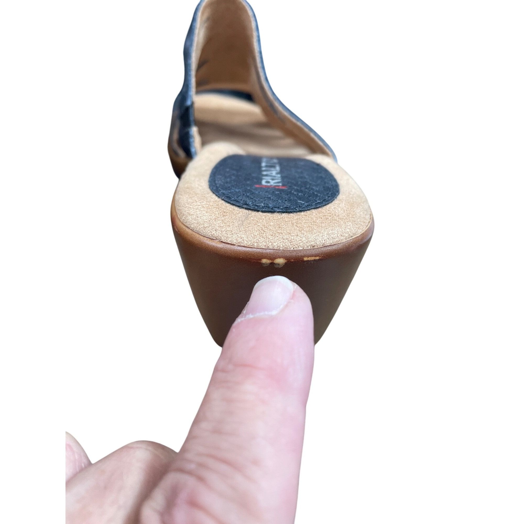 Other Rialto Womens synthetic Navy Blue Slide Wedge Sandals Sz 6M Size US 6 / IT 36 - 13 Thumbnail