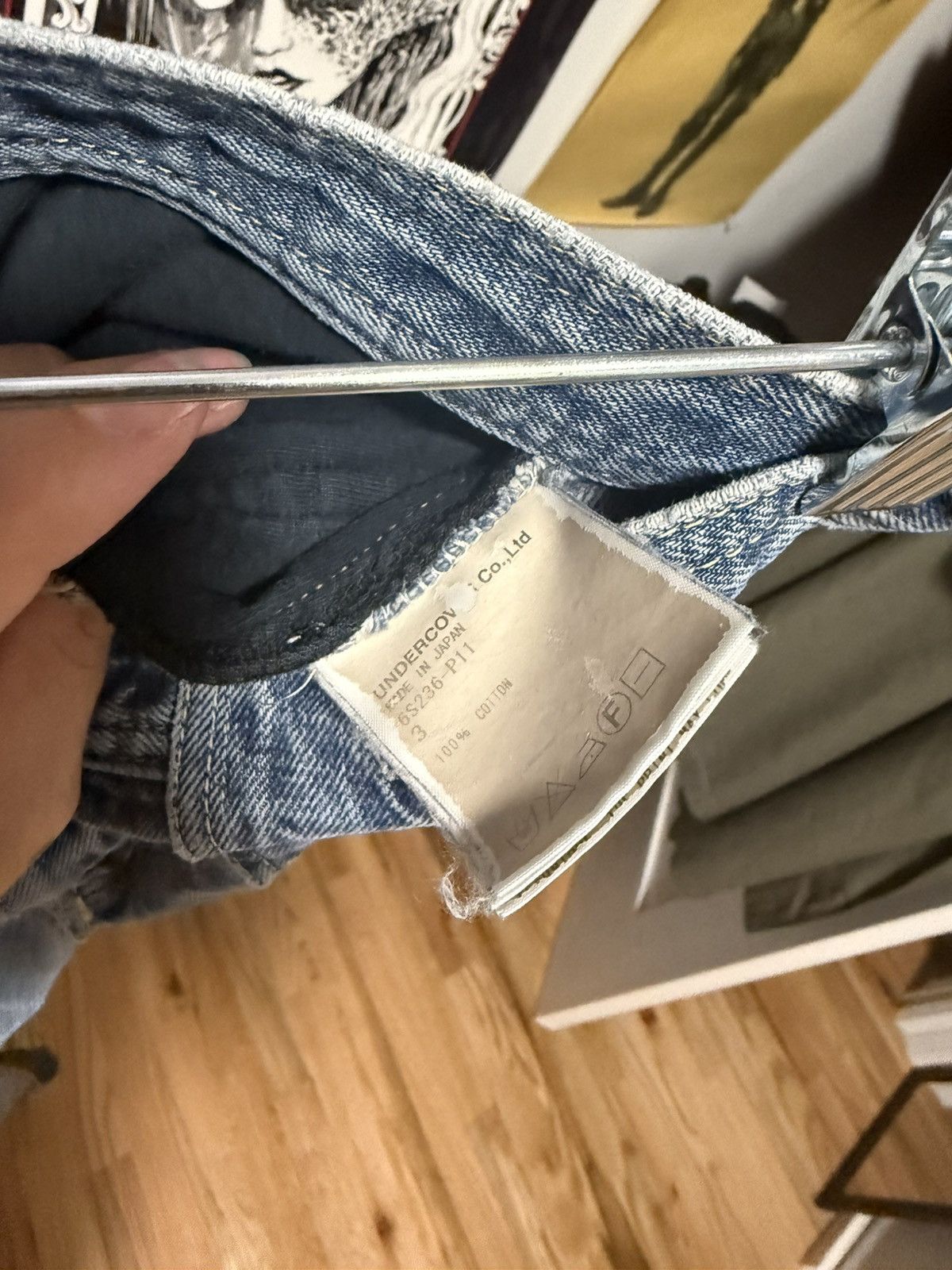 Undercover Undercover SS06 Klaus Hybrid Jeans | Size 3 Size US 34 / EU 50 - 3 Thumbnail