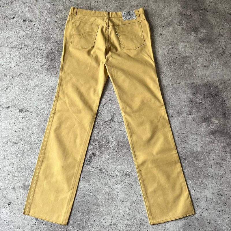Carrera × Vintage Vintage Carrera Yellow Cotton Straight Pants Size 38x35 Size US 38 / EU 54 - 6 Thumbnail