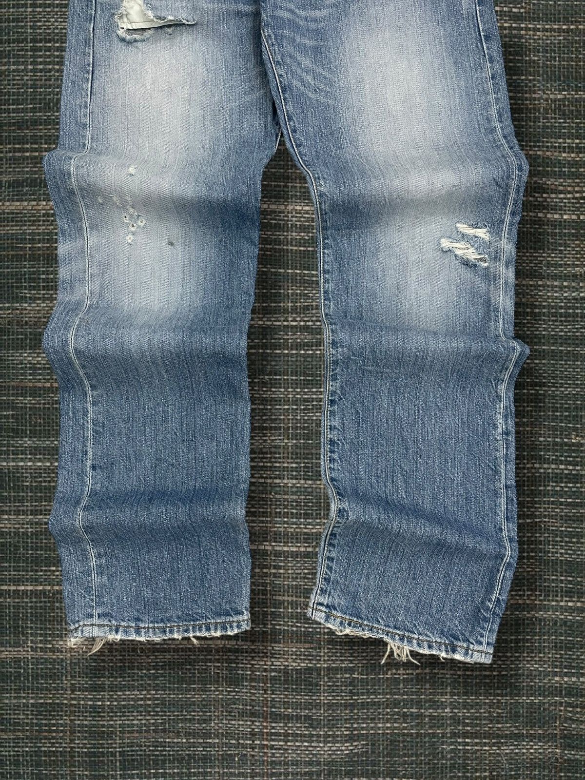 Levi's Vintage Clothing Og Vintage 90s Original Designer Levis 501 Distressed Denim Size US 30 / EU 46 - 3 Thumbnail