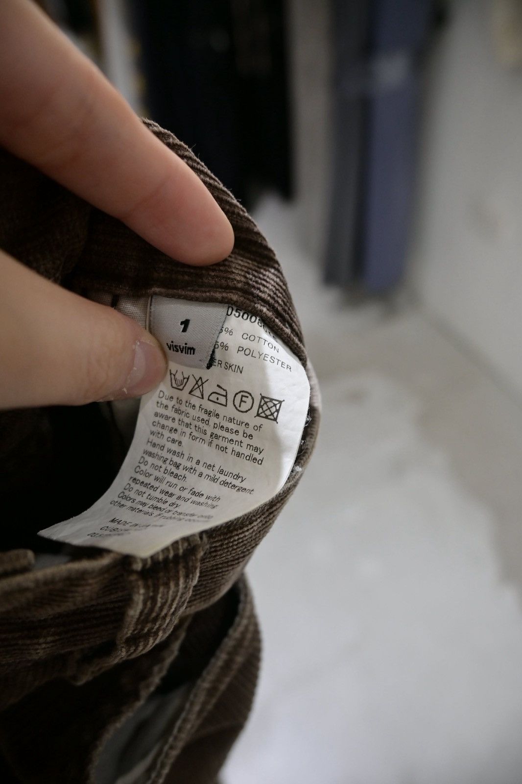 Visvim Visvim Corduroy Straight Pants Size US 33 - 7 Thumbnail