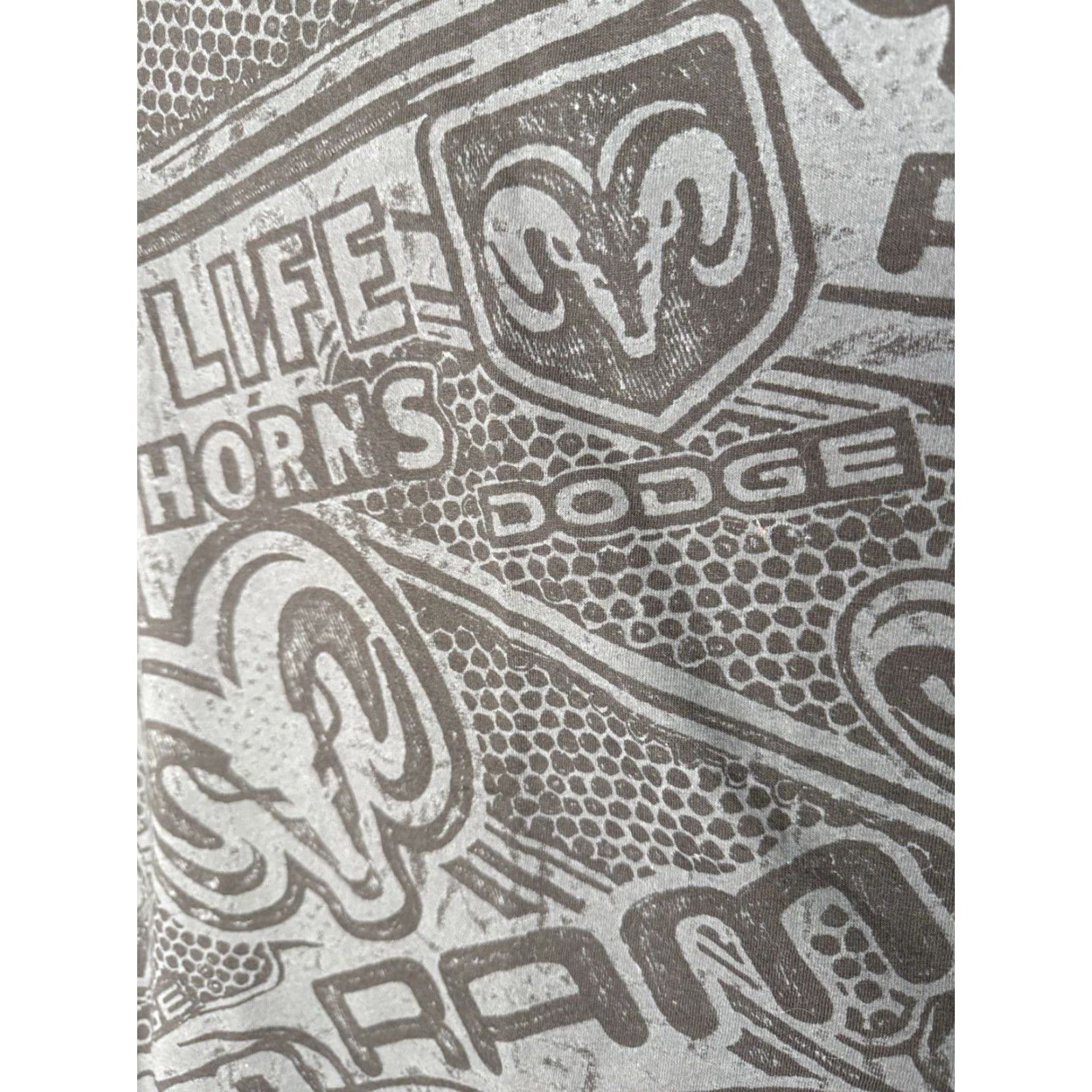 Vintage VINTAGE Murina T Shirt Dodge Ram All Over Print Truck 90s Y2K Men L Black Graphic Tee Cotton Size US L / EU 52-54 / 3 - 5 Thumbnail