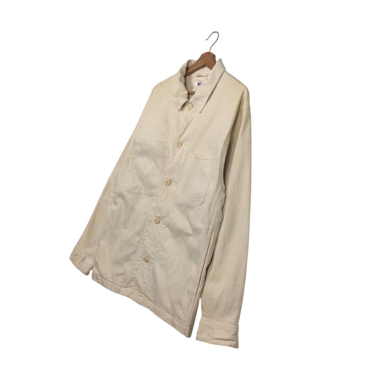 Japanese Brand 📌Vintage Chore Worker Jacket Uniqlo Issey Miyake Size US L / EU 52-54 / 3 - 3 Thumbnail
