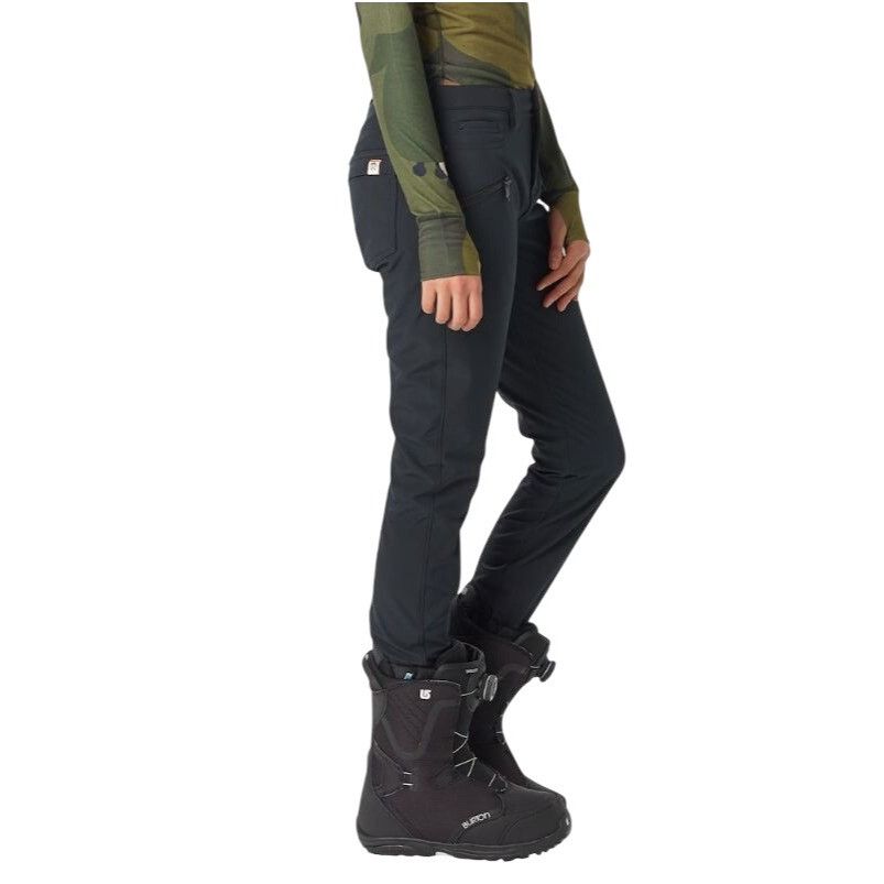 Burton NWT Women's Burton XL Ivy Under-Boot Snowboard Pants Black M Size 38" / US 16 / IT 52 - 7 Thumbnail