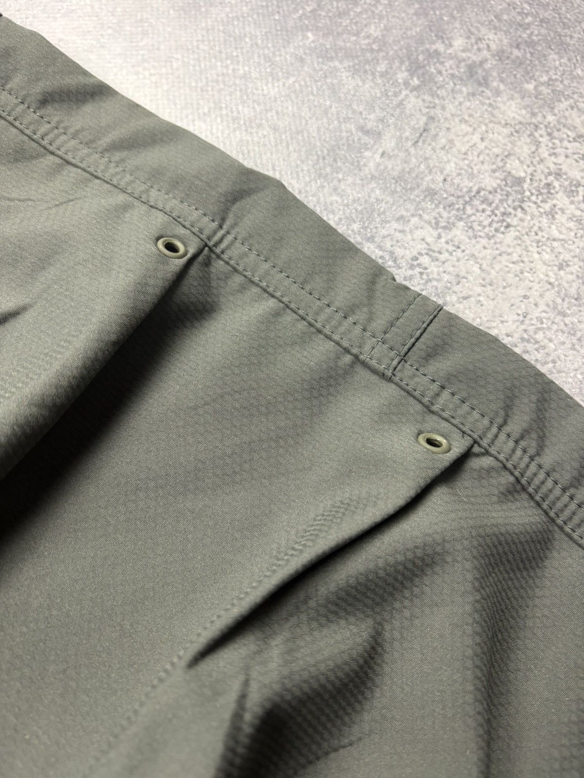 Nike NIKE Vintage Navy Green Baggy Pants onDrawstrings Streetwear Size 32" / US 10 / IT 46 - 7 Thumbnail