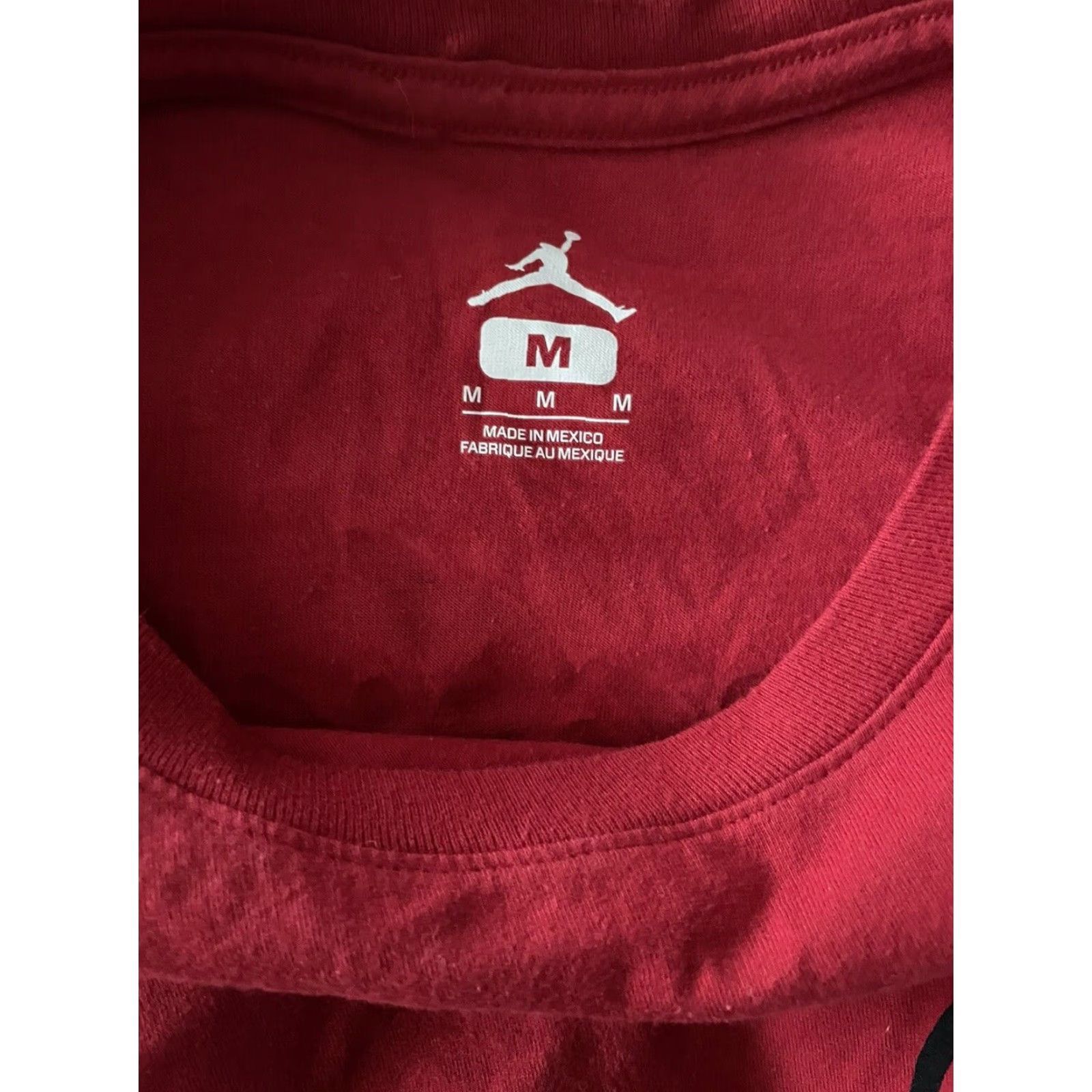 Jordan Brand VINTAGE Air Jordan T-Shirt Men Medium Red Graphics 90s Basketball Shirt Size US M / EU 48-50 / 2 - 5 Thumbnail