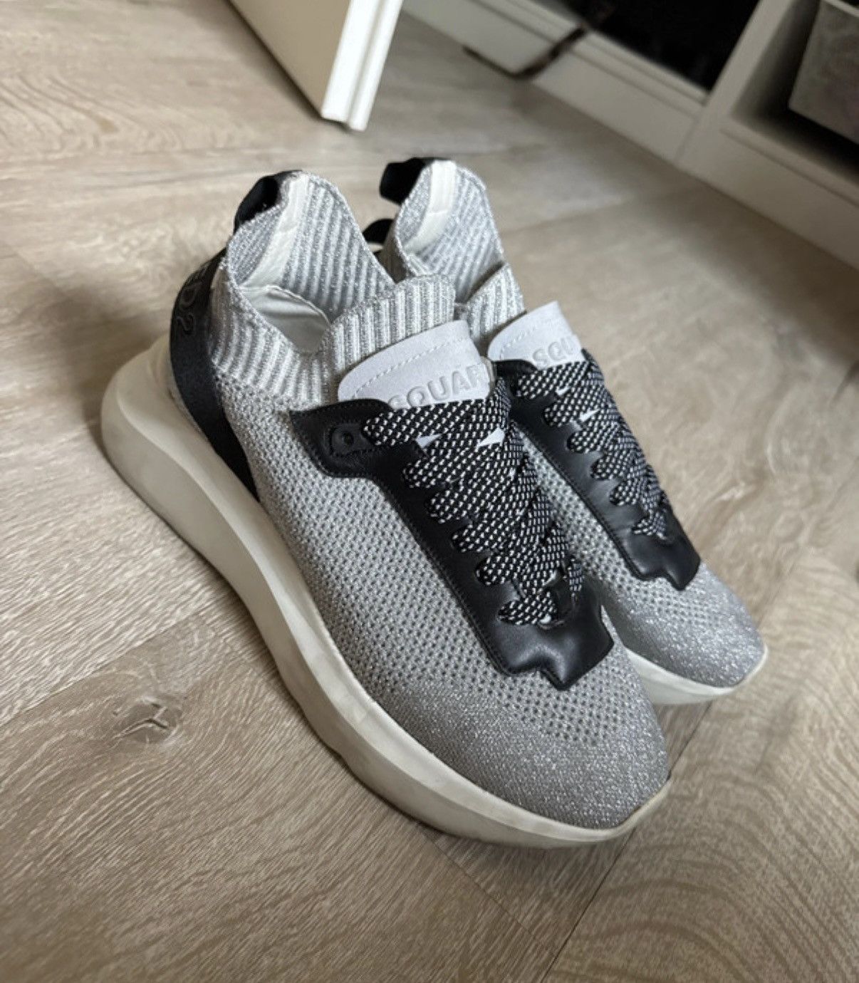 Dsquared2 Dsquared2 Run DS2 Knit Sneaker Size US 9 / IT 39 - 1 Thumbnail