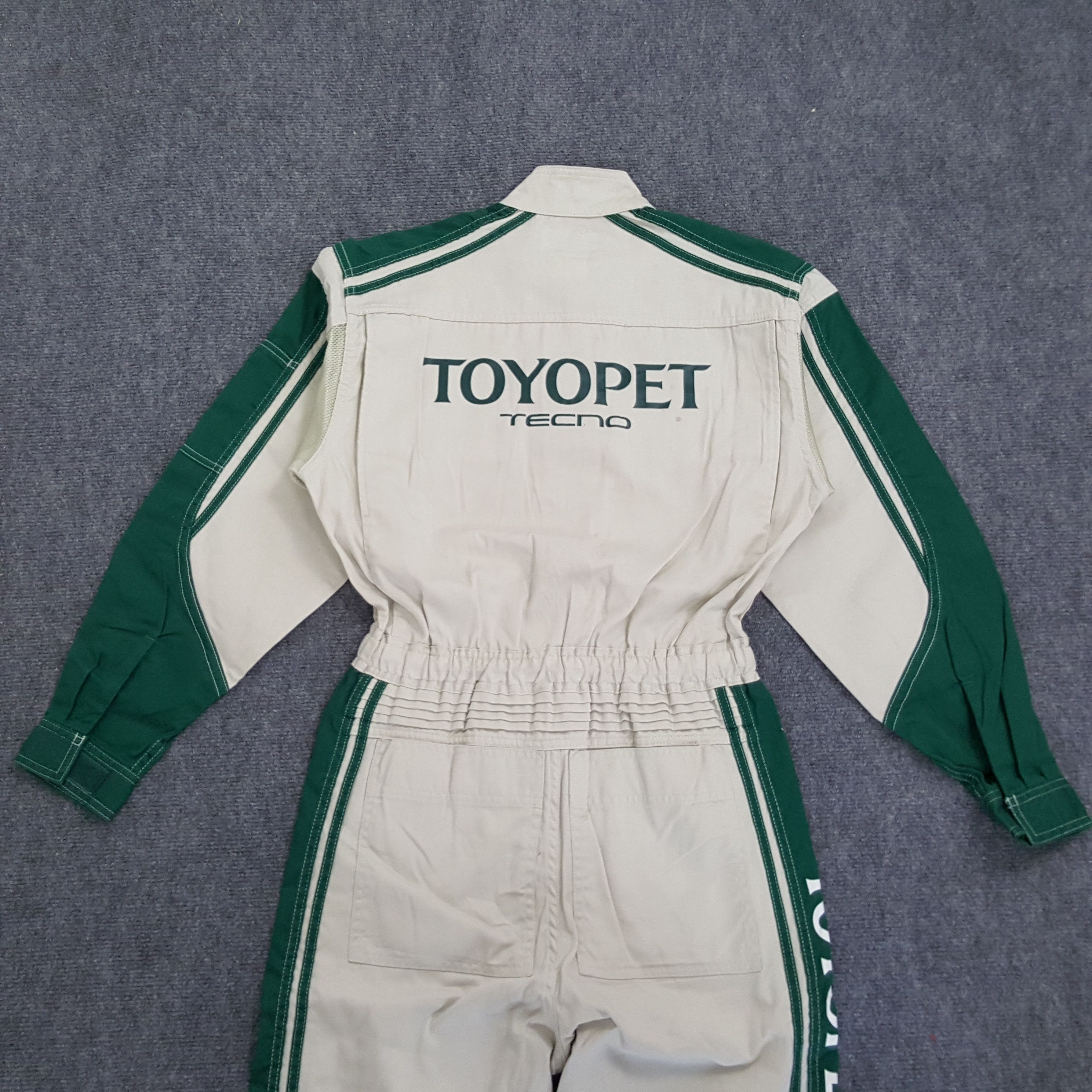 Japanese Brand × Vintage Toyopet Tecno Toyota Racing Team Coverall Jacket Size US S / EU 44-46 / 1 - 3 Thumbnail