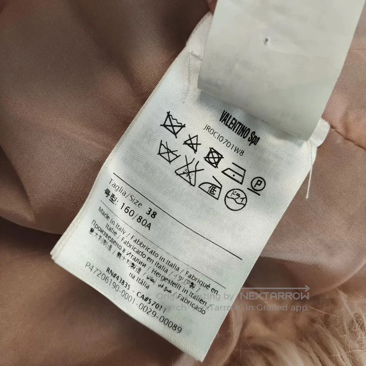 Valentino Valentino Fur Coat Light Pink Size 38. Size S / US 4 / IT 40 - 5 Thumbnail