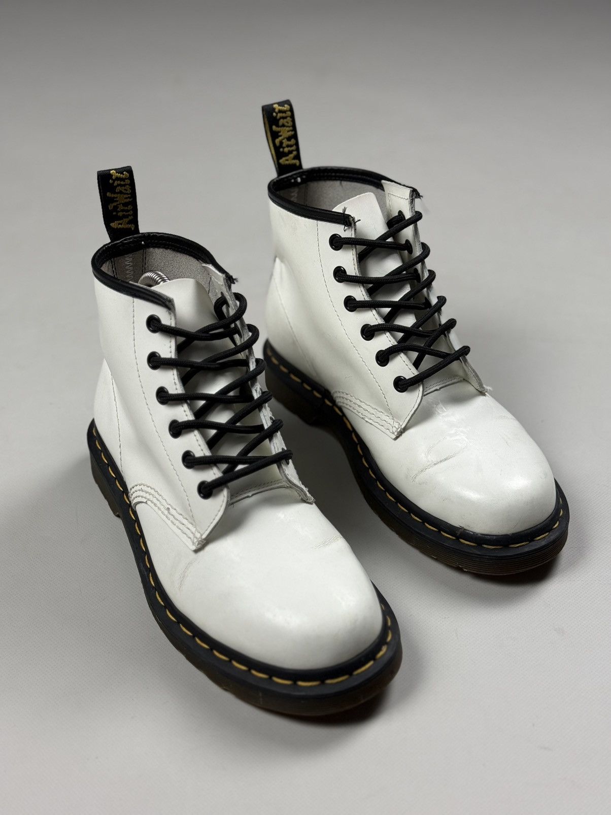 Dr. Martens Dr. Martens Doc’s Ladies Leather Lace Up Combat Boots Shoes Size US 7 / IT 37 - 1 Thumbnail