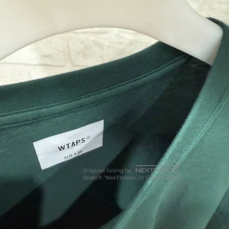 Wtaps Wtaps Army blue short-sleeve T-shirt Size US XL / EU 56 / 4 - 4 Thumbnail