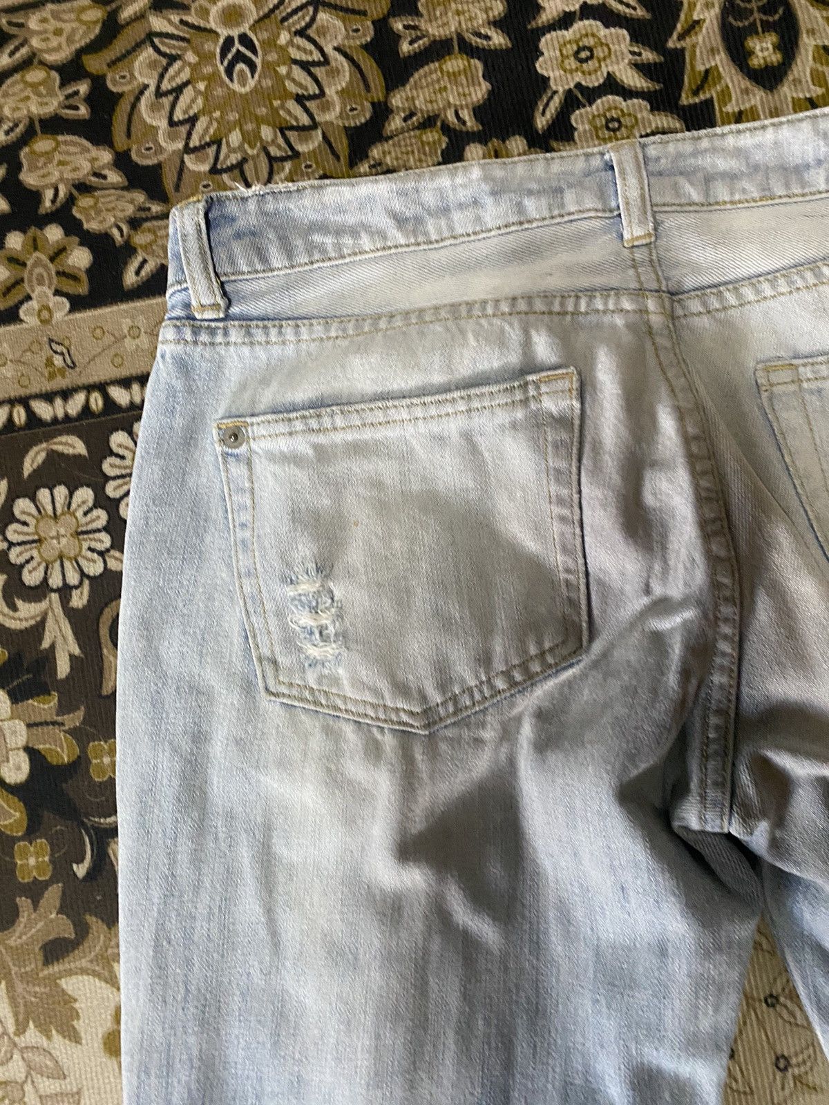 Hysteric Glamour Japanese Brand Counter Culture Faded Distressed Denim Size US 30 / EU 46 - 7 Thumbnail