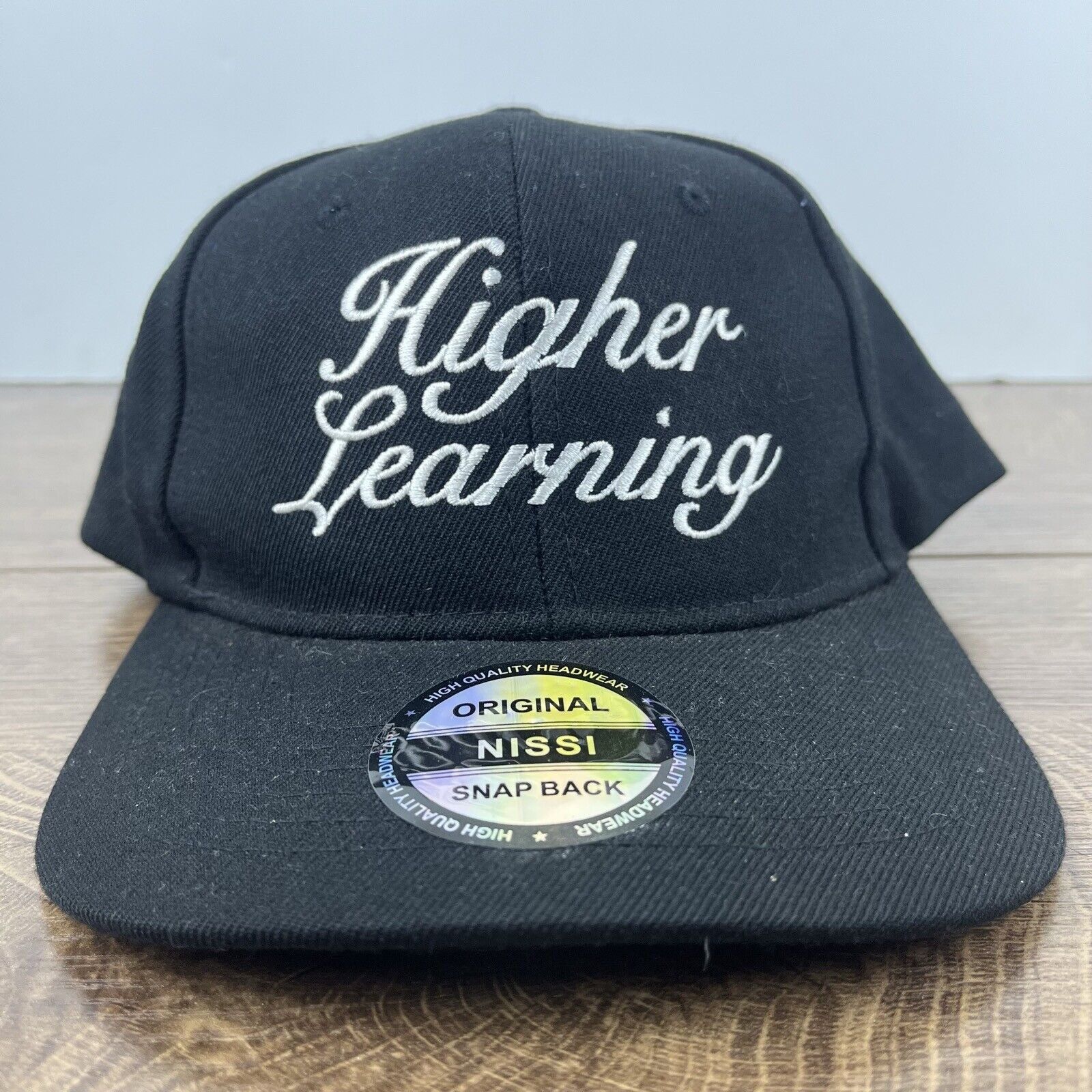 Other Higher Learning Hat Snapback Hat Black Hat Adjustable Black Size ONE SIZE - 3 Thumbnail