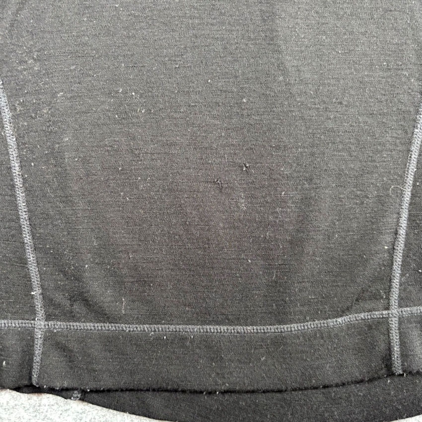 Smartwool Smartwool Womens L Black 100% Merino Wool Funnel Neck Base Layer Top Size L / US 10 / IT 46 - 3 Thumbnail