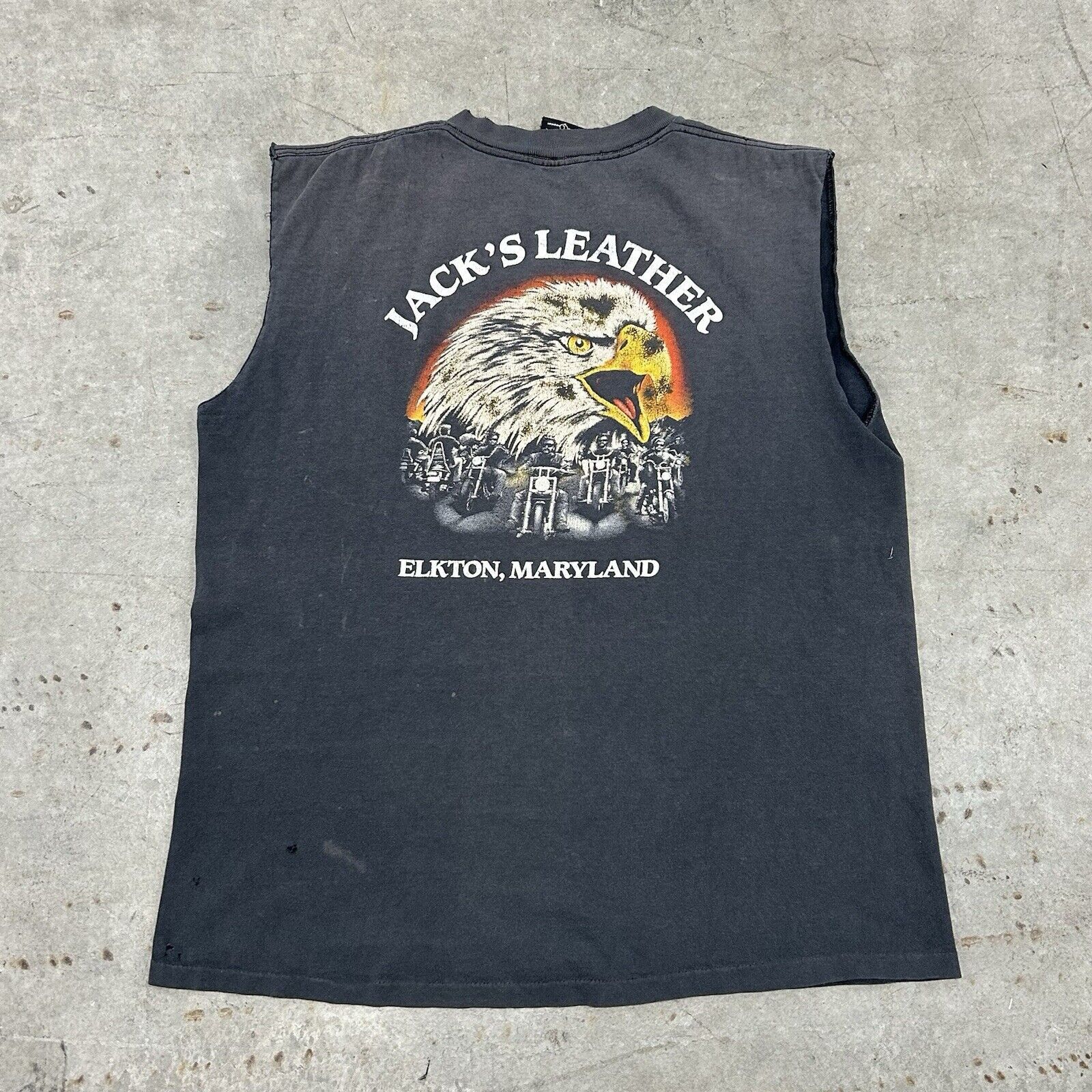 Harley Davidson Vintage 80s 3D Emblem Harley Davidson Biker Faded T Shirt Size US L / EU 52-54 / 3 - 2 Thumbnail