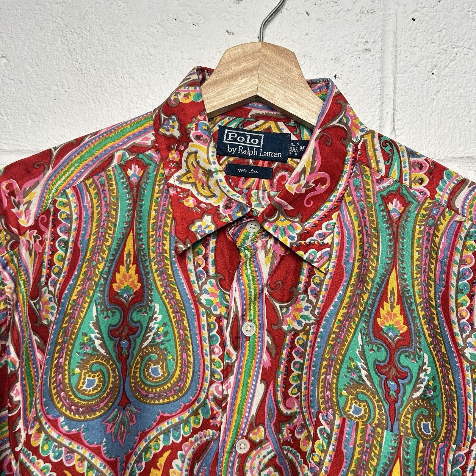 Ralph Lauren Vintage Polo Ralph Lauren 100% Silk Button-Down “Paisley” Size US M / EU 48-50 / 2 - 3 Thumbnail