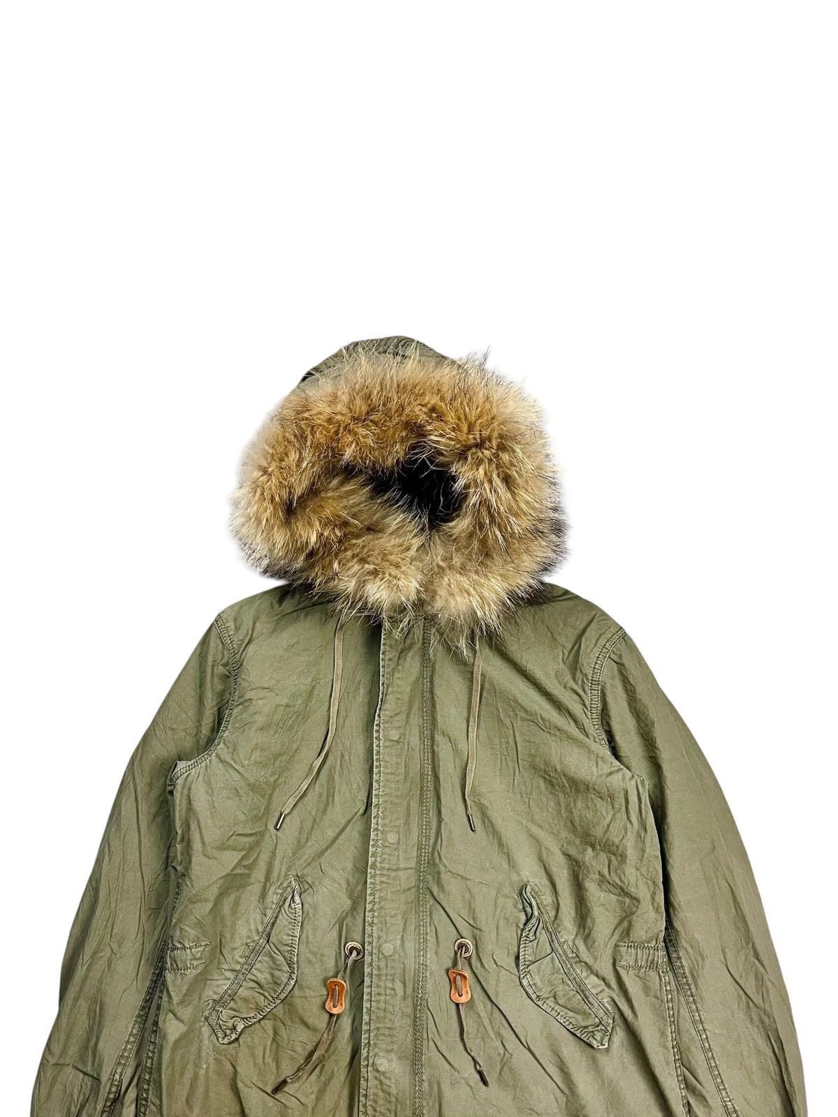 If Six Was Nine 2000s GOA - Apocalypse Fur Hoodie Jacket Size US M / EU 48-50 / 2 - 9 Thumbnail