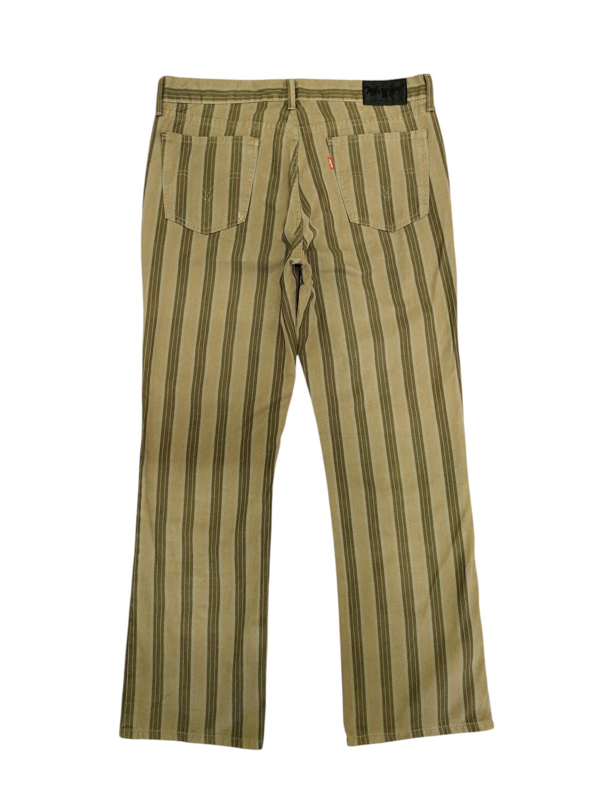 Comme des Garcons × Undercover Vintage Levis Red Tab Border Stripe Pants Size US 34 / EU 50 - 2 Thumbnail