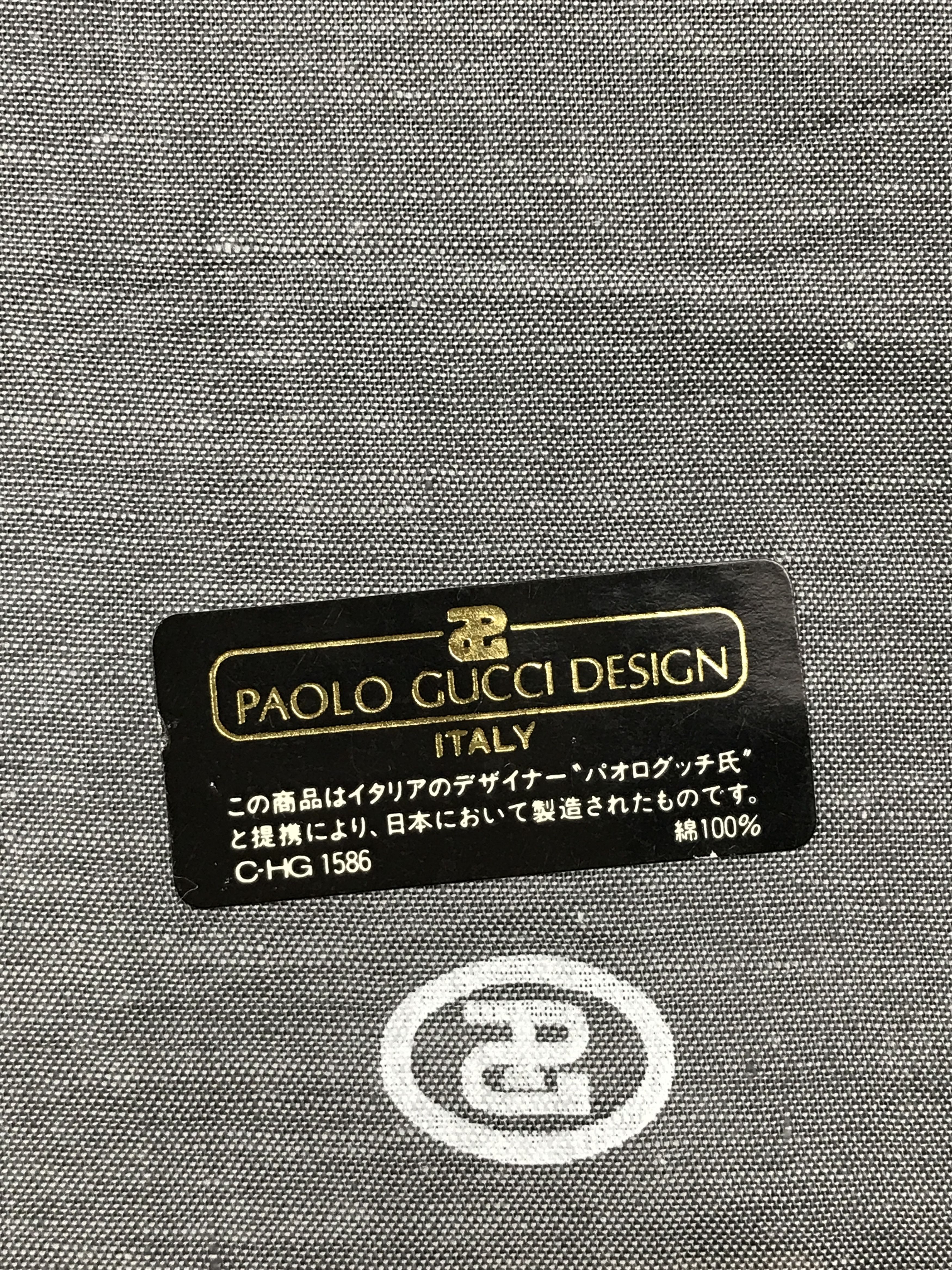 Paolo Gucci × Vintage Vintage Paolo Gucci Bandana Neckerchief Handkerchief Size ONE SIZE - 6 Thumbnail