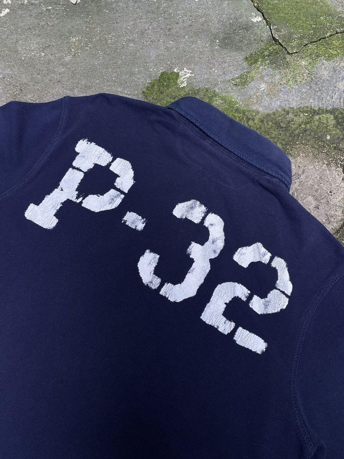 Polo Ralph Lauren Vintage Polo Ralph Lauren P-32 Rugby T-Shirt Y2K Blue RARE Size US L / EU 52-54 / 3 - 3 Thumbnail