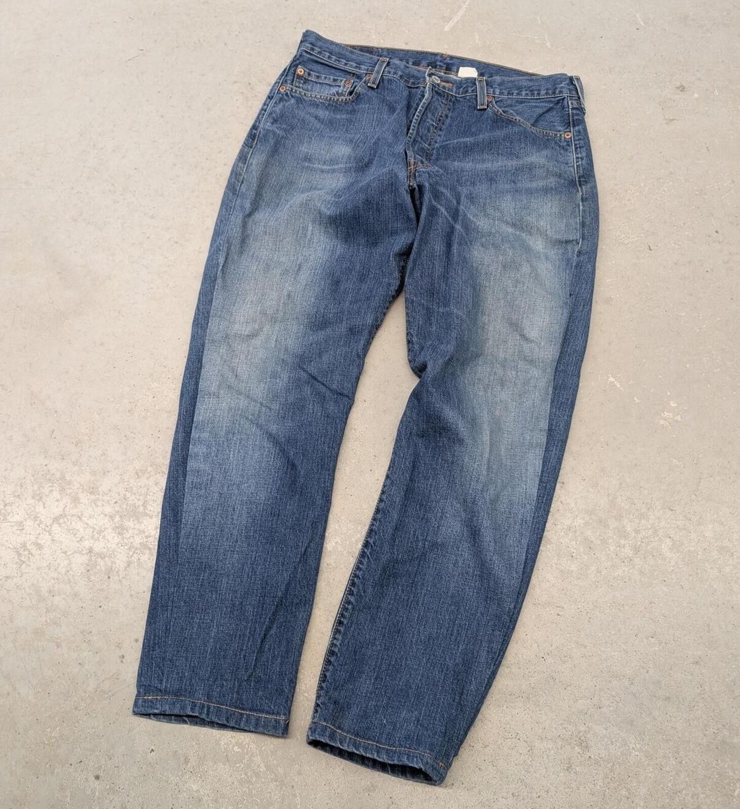 Levi's Vintage Late 90s 501 XX Standard Blue Denim Jeans Size US 34 / EU 50 - 2 Thumbnail