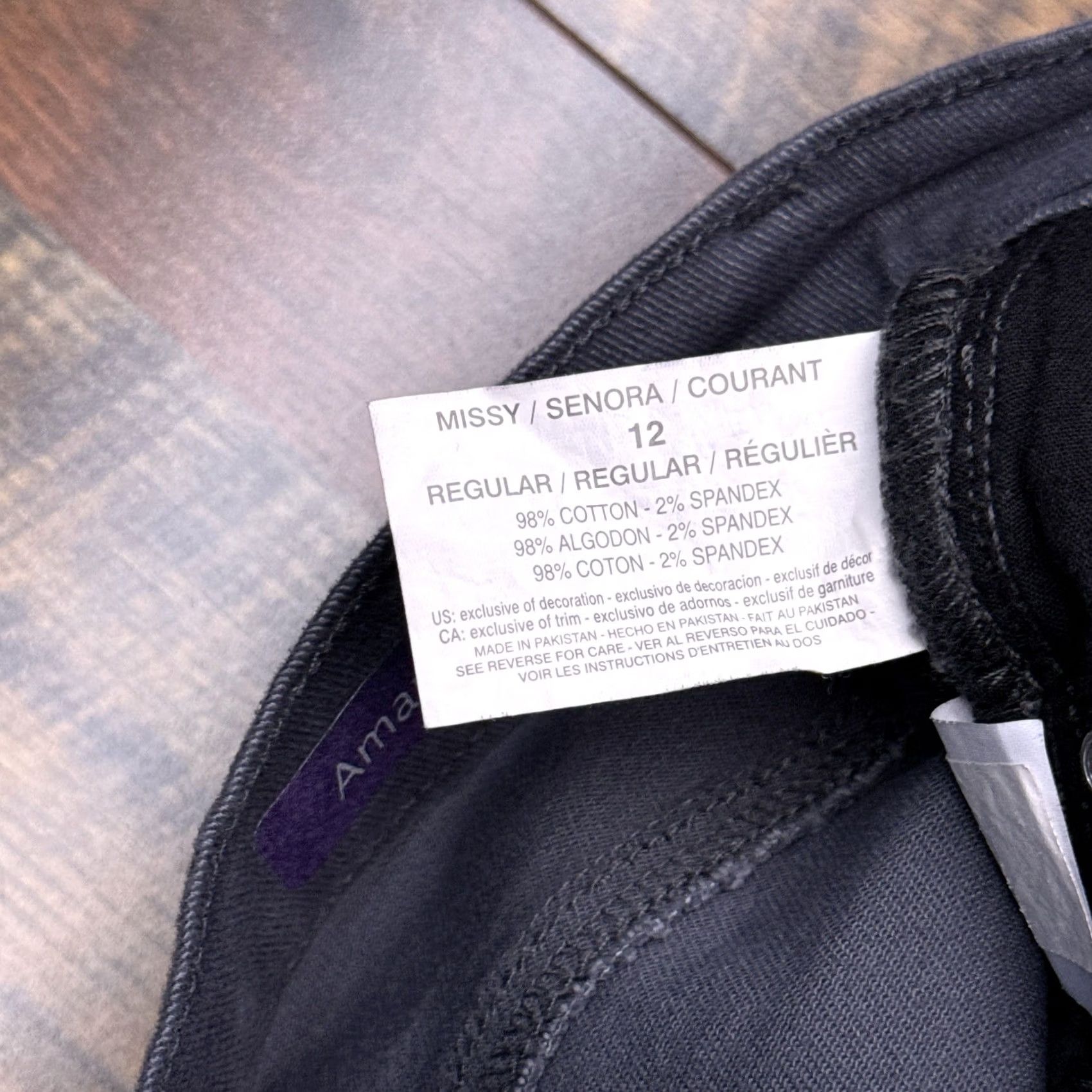 Gloria Vanderbilt Gloria Vanderbilt Amanda Jeans Women 12 Average Twilight Classic Rise Tapered Leg New Size 34" / US 12 / IT 48 - 5 Thumbnail
