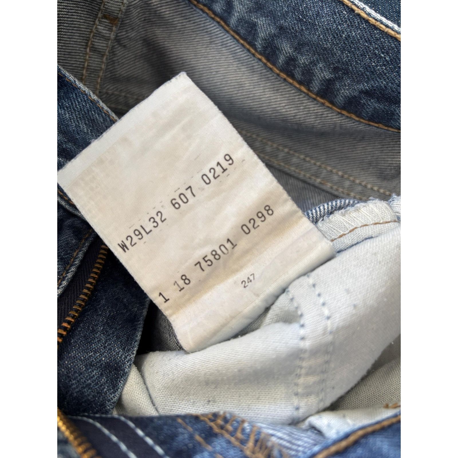 Levi's Levi's 607 W29 L32 USA 1998 Orange Tab High Rise Jeans Size US 29 - 9 Thumbnail
