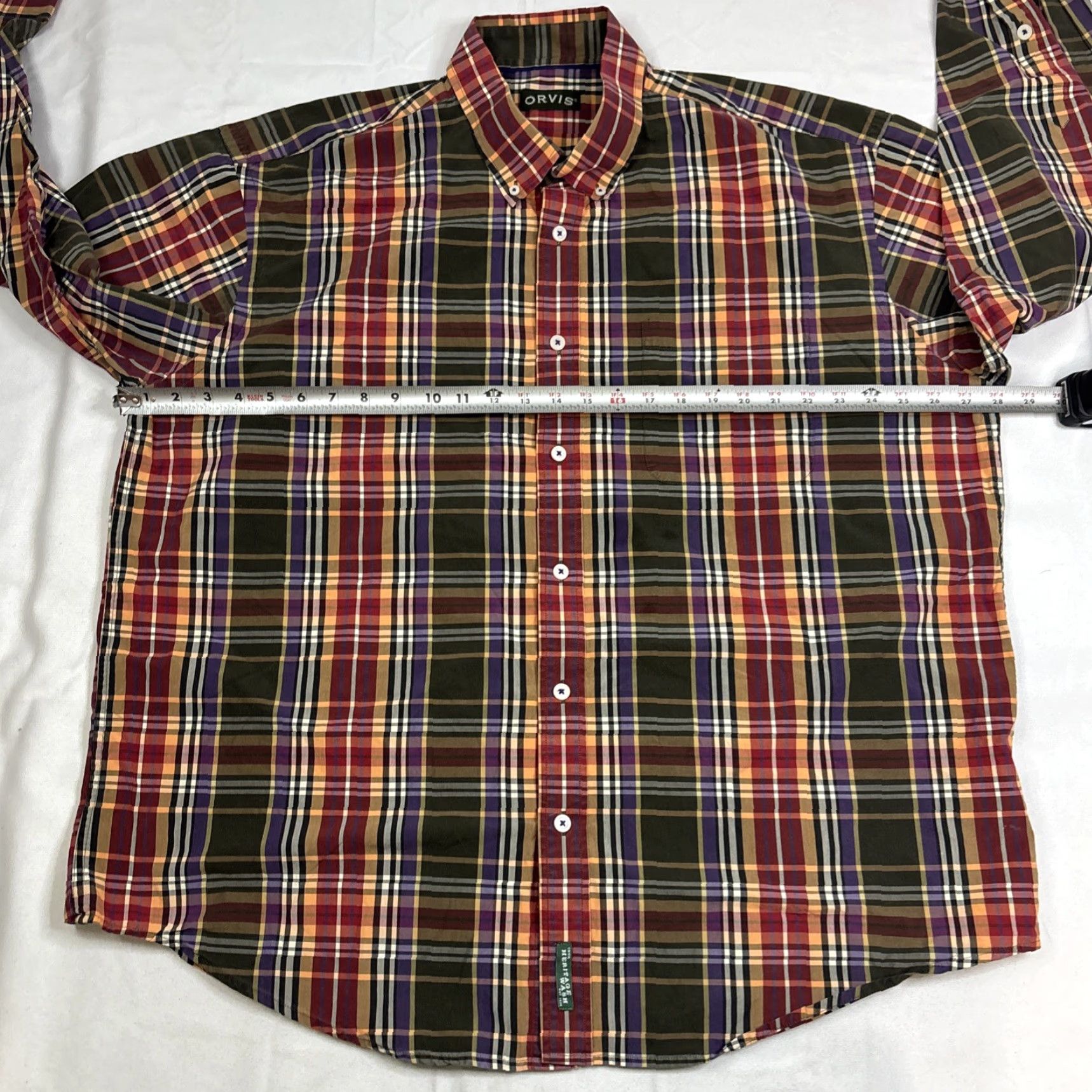 Orvis Orvis Button-Up Long Sleeve Shirt Men’s 2XL Plaid Multicolor Mens XXL Regular Size Multicolor Plaid Shirt Size US XXL / EU 58 / 5 - 4 Thumbnail