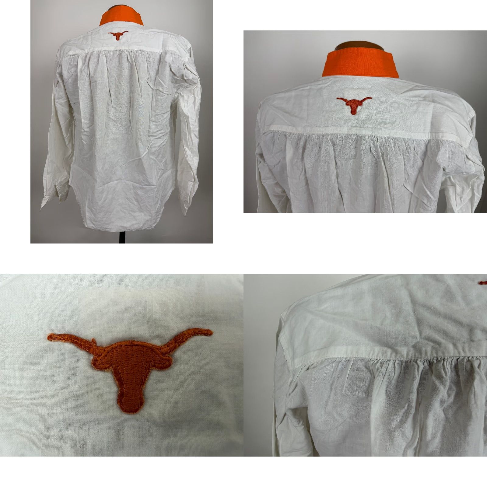 Vintage VINTAGE Wah Maker Shirt Men M Texas Longhorns Frontier Band Collar Pullover USA Size US M / EU 48-50 / 2 - 8 Thumbnail