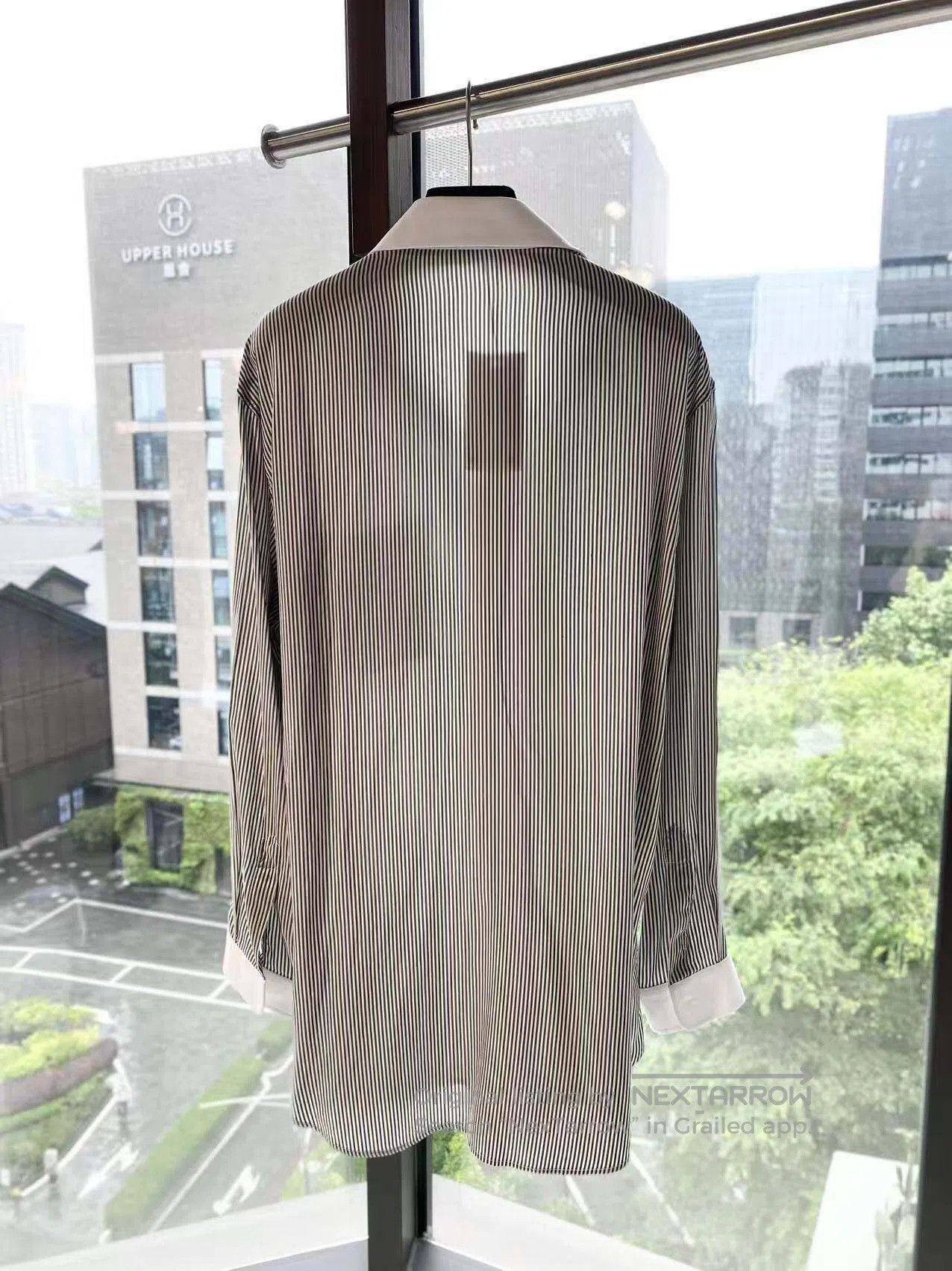 Celine Celine Striped logo shirt| Size 4XL / US 24-26 - 3 Thumbnail