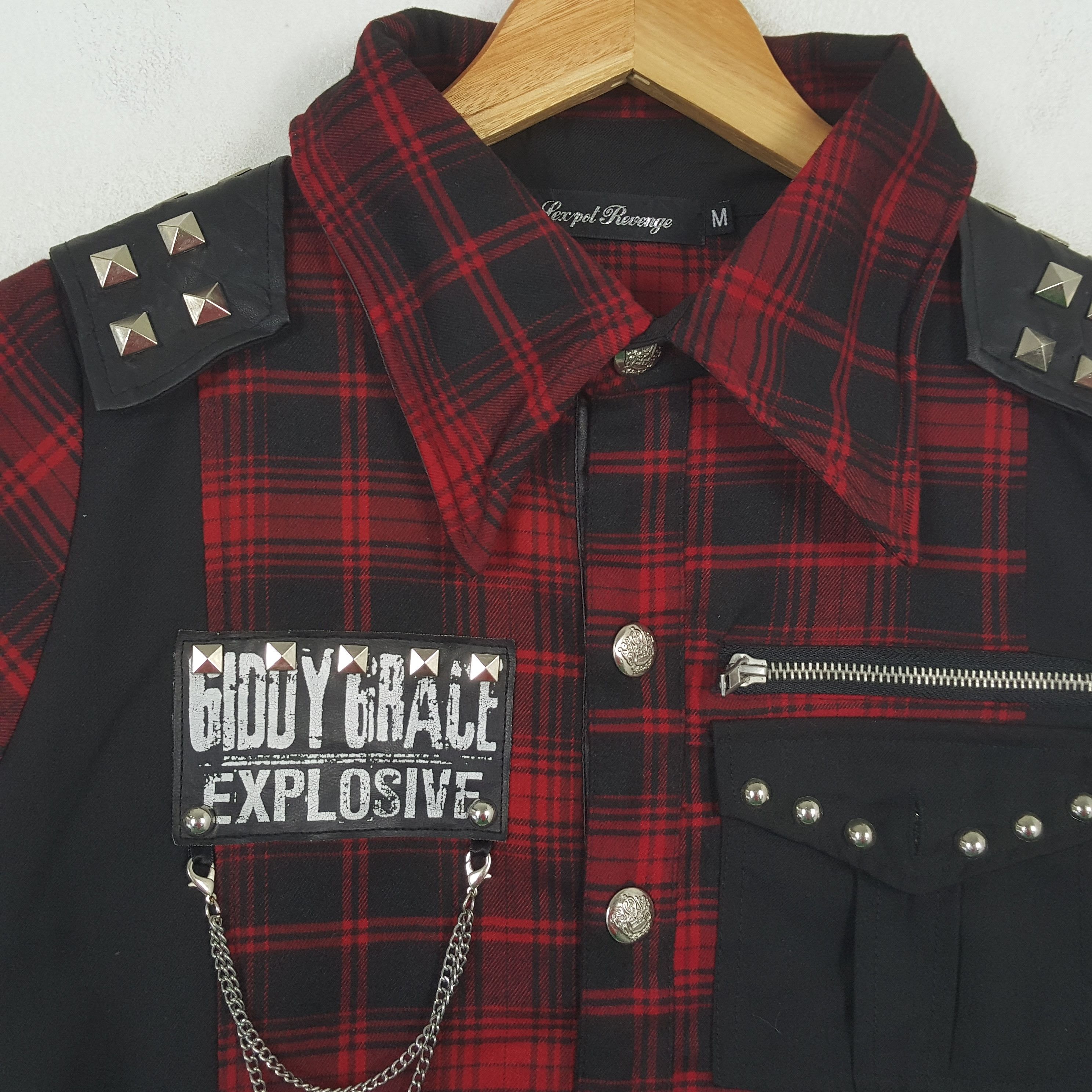 Japanese Brand × Vintage Vintage SEXPOT REVENGE Punk Style Jacket C287N26 Size XS / US 0-2 / IT 36-38 - 2 Thumbnail