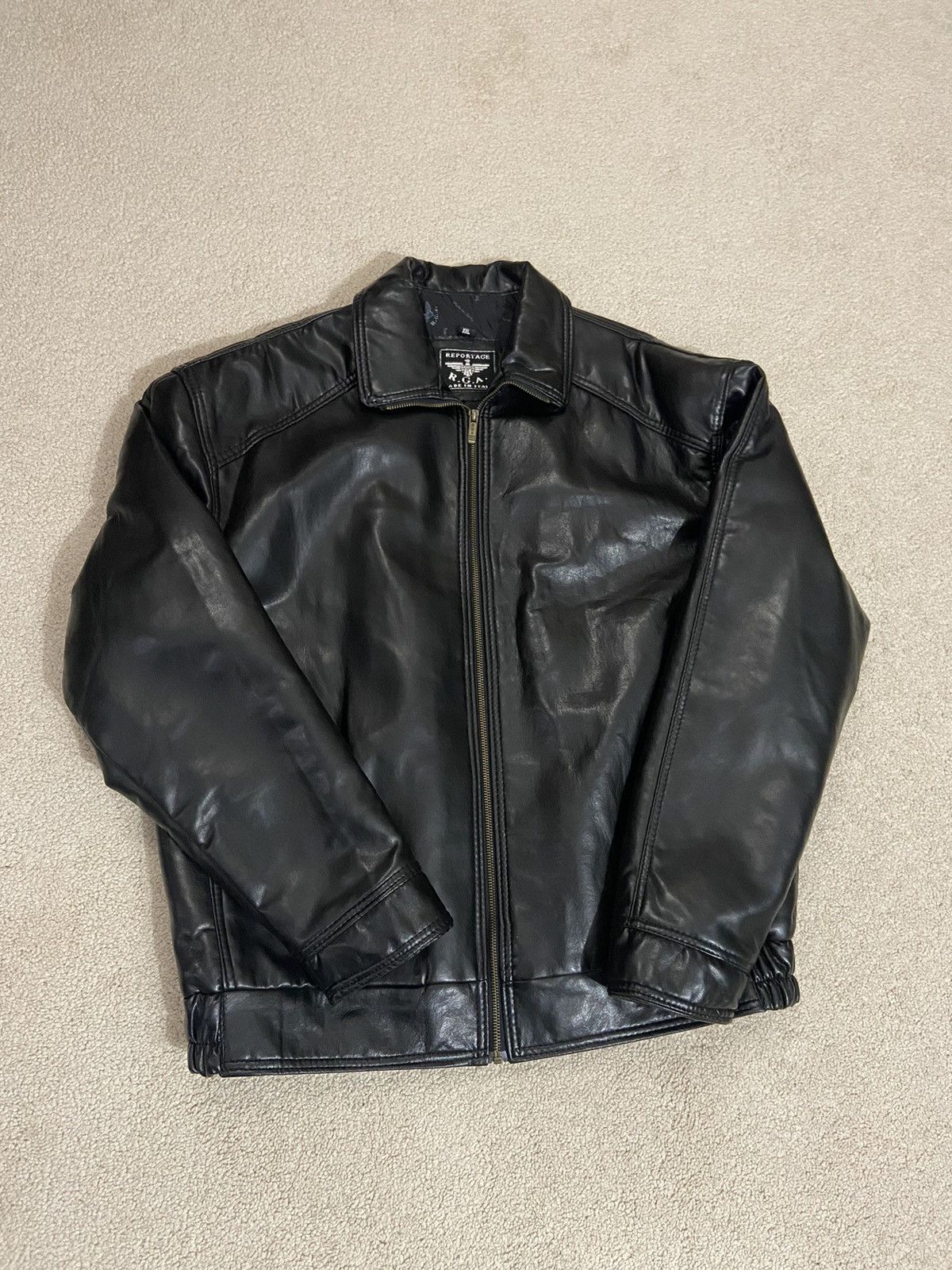 Italian Designers × Leather Jacket × Vintage Reportage RGA Leather 