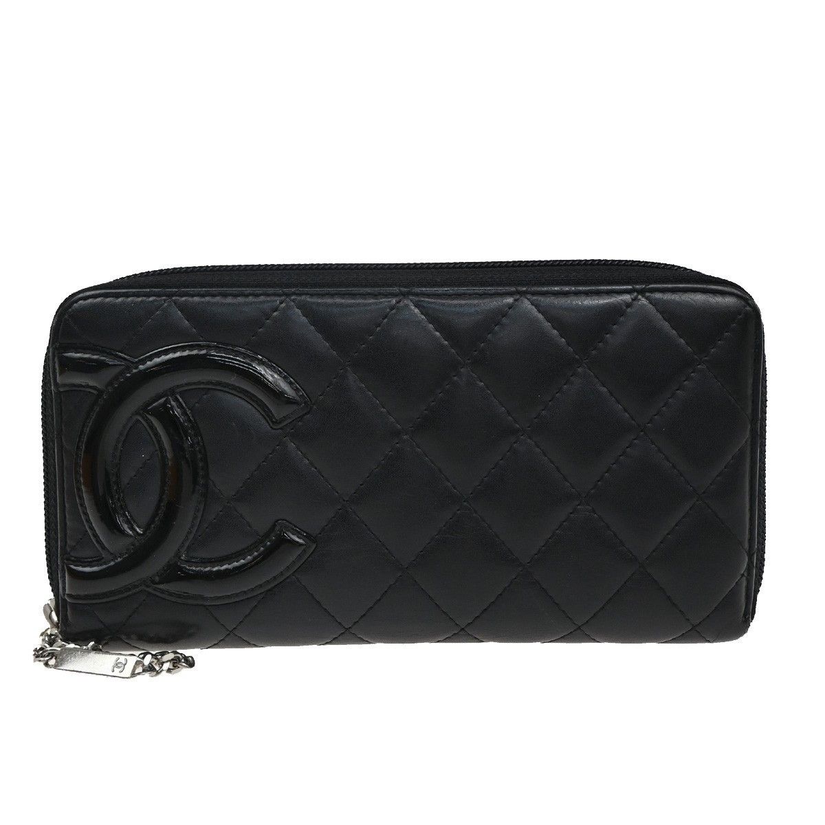 Chanel Chanel Cambon Zip Around Wallet Quilted Lambskin Size ONE SIZE - 1 Thumbnail