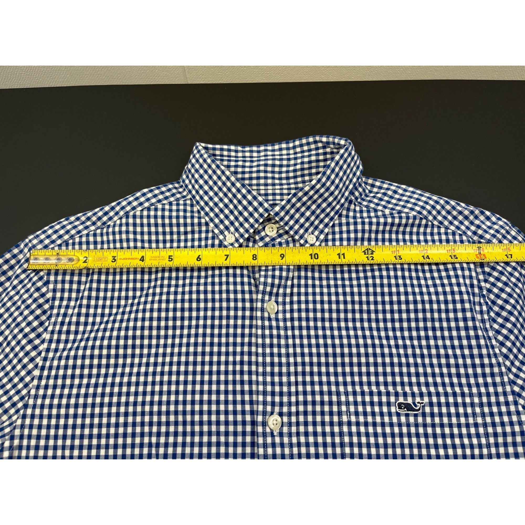 Vineyard Vines Vineyard Vines Men's Blue Check Shirt/Button Up SzS SKU 4067 Size US S / EU 44-46 / 1 - 6 Thumbnail