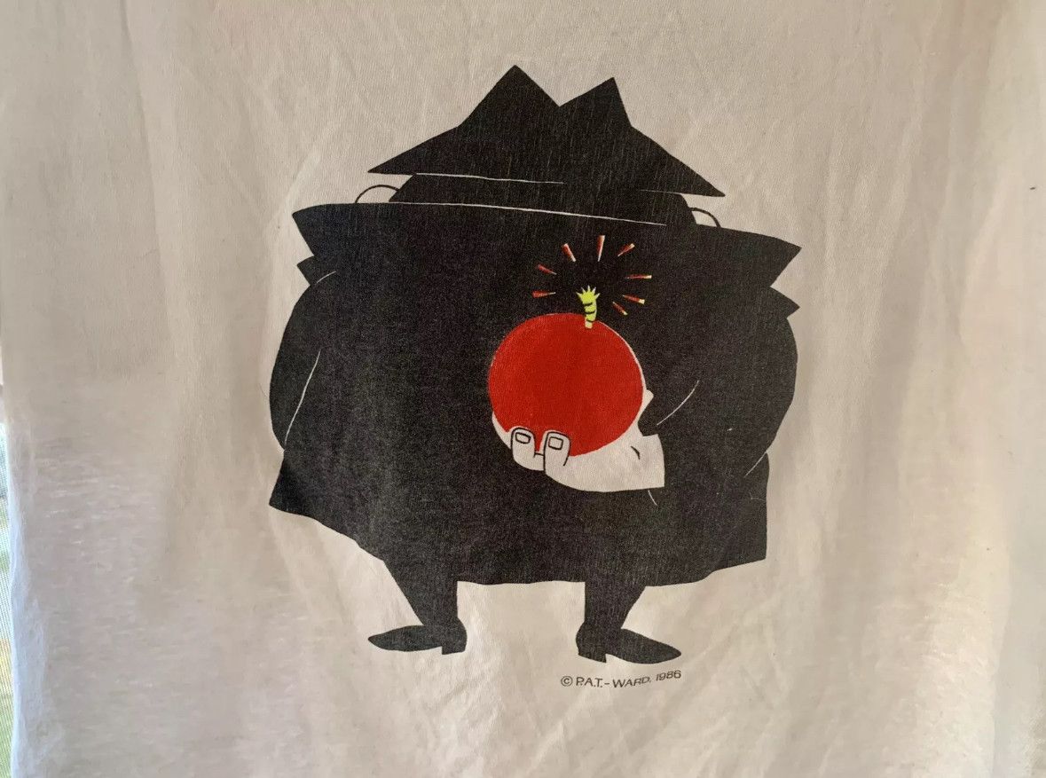 Vintage P.A.T. Ward 1986 Single Stitch T-shirt - RARE - Boris Badnov Size US L / EU 52-54 / 3 - 5 Thumbnail