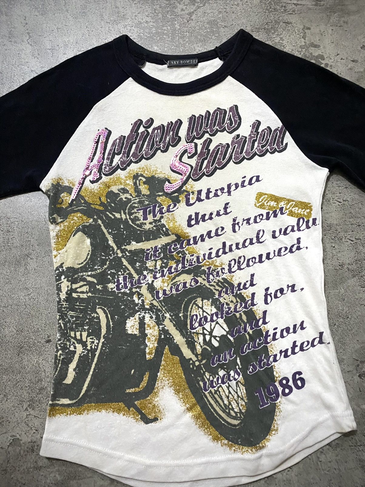 Hysteric Glamour Y2k Sky bomber poem tshirt Size S / US 4 / IT 40 - 2 Thumbnail