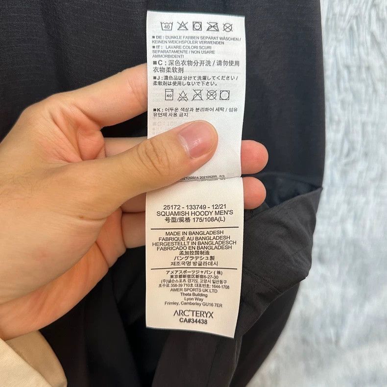 Arcteryx Squamish Hoody Windbreaker Jacket