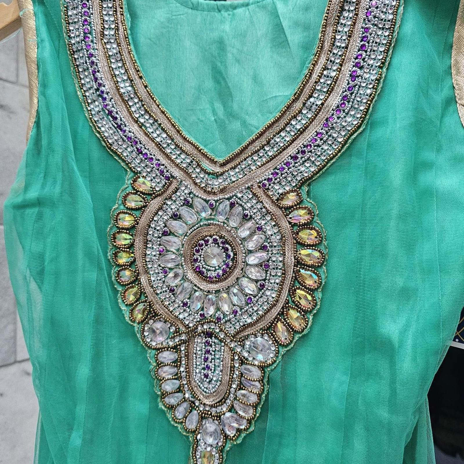 Other Women's Green Kurta Style Dress Size S / US 4 / IT 40 - 2 Thumbnail