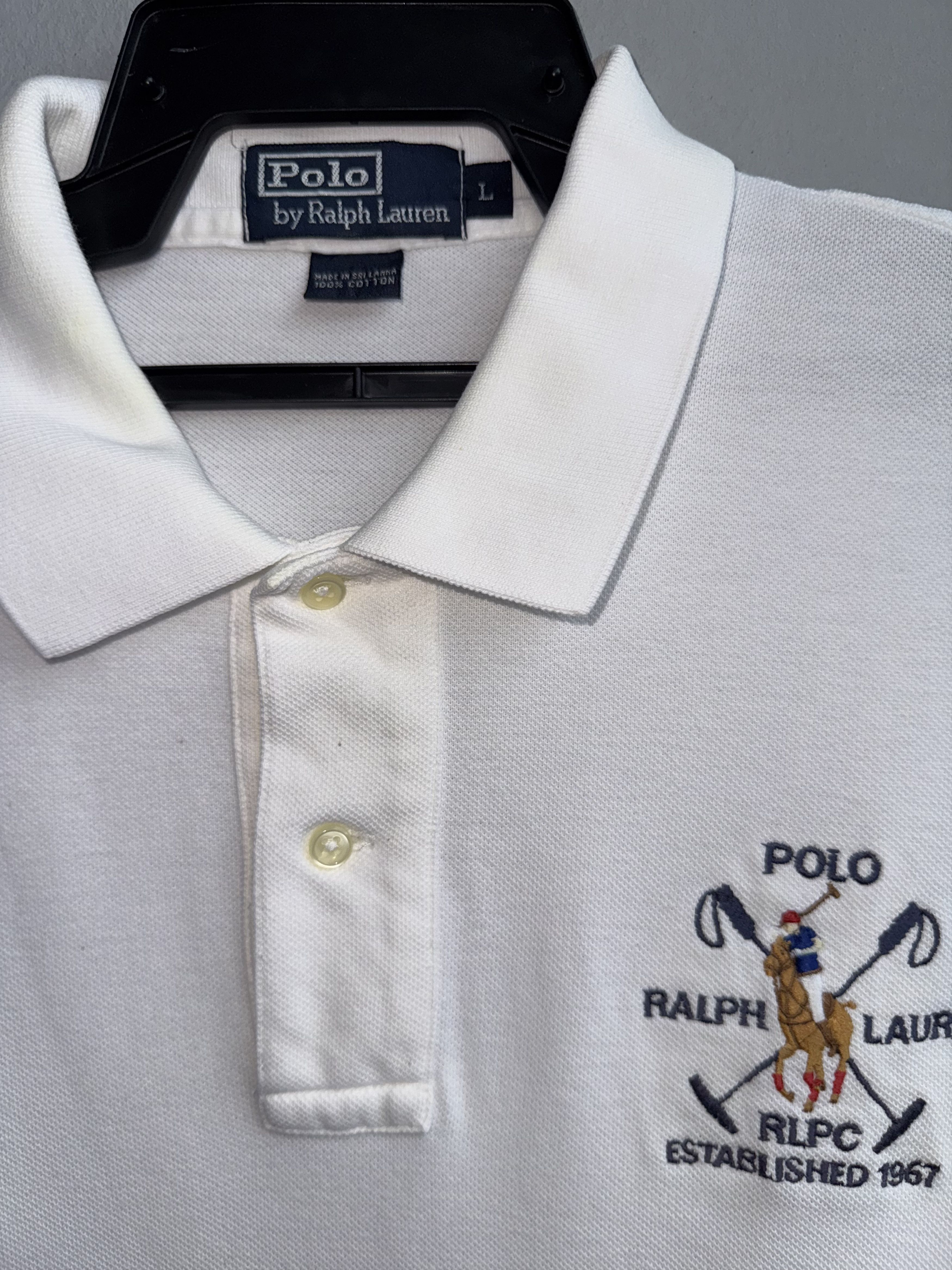 Polo Ralph Lauren × Ralph Lauren Polo Ralph Lauren Golf Polo Vintage Shirt Size US L / EU 52-54 / 3 - 2 Thumbnail